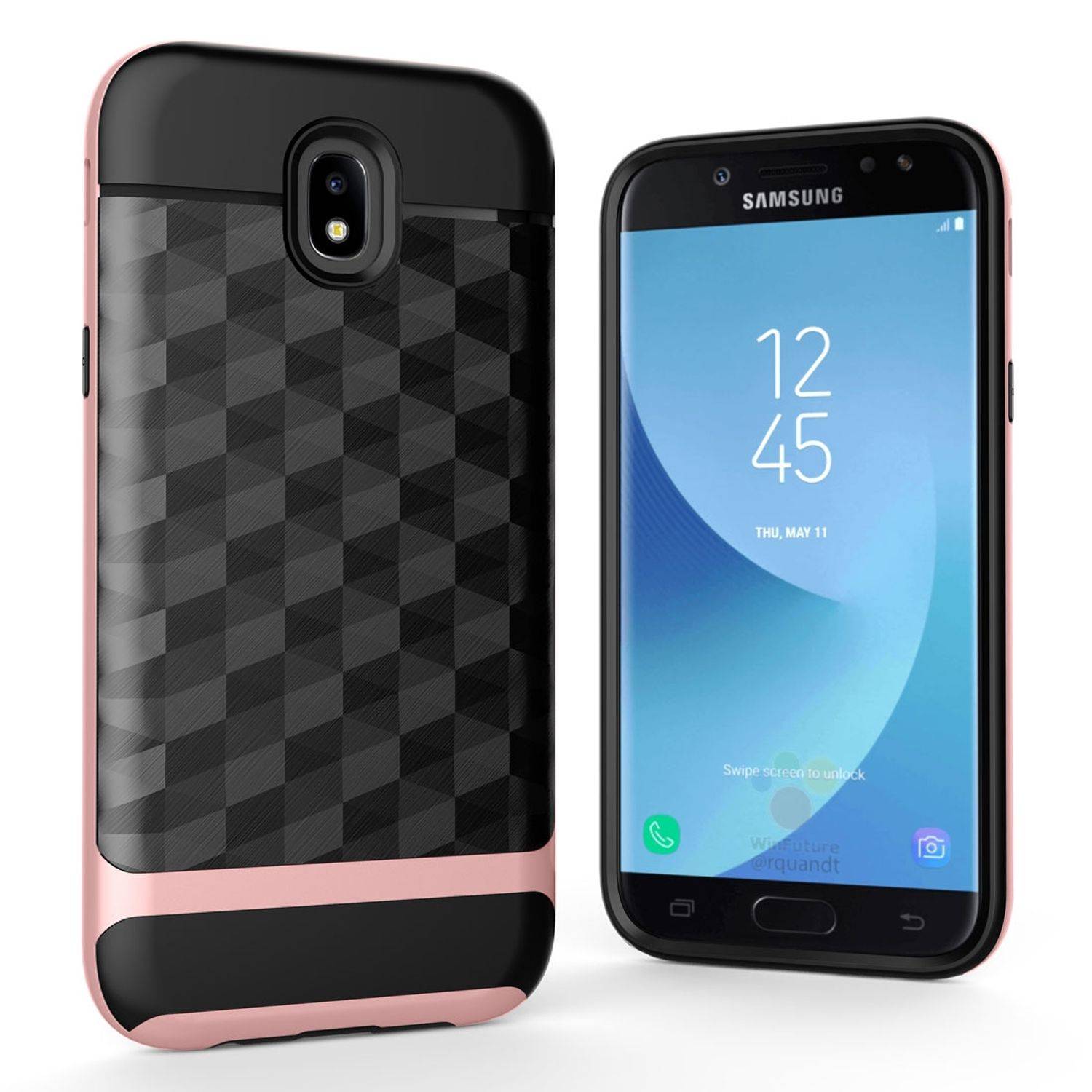 Samsung Galaxy J3 (2017) Handyhülle Backcover Rosa