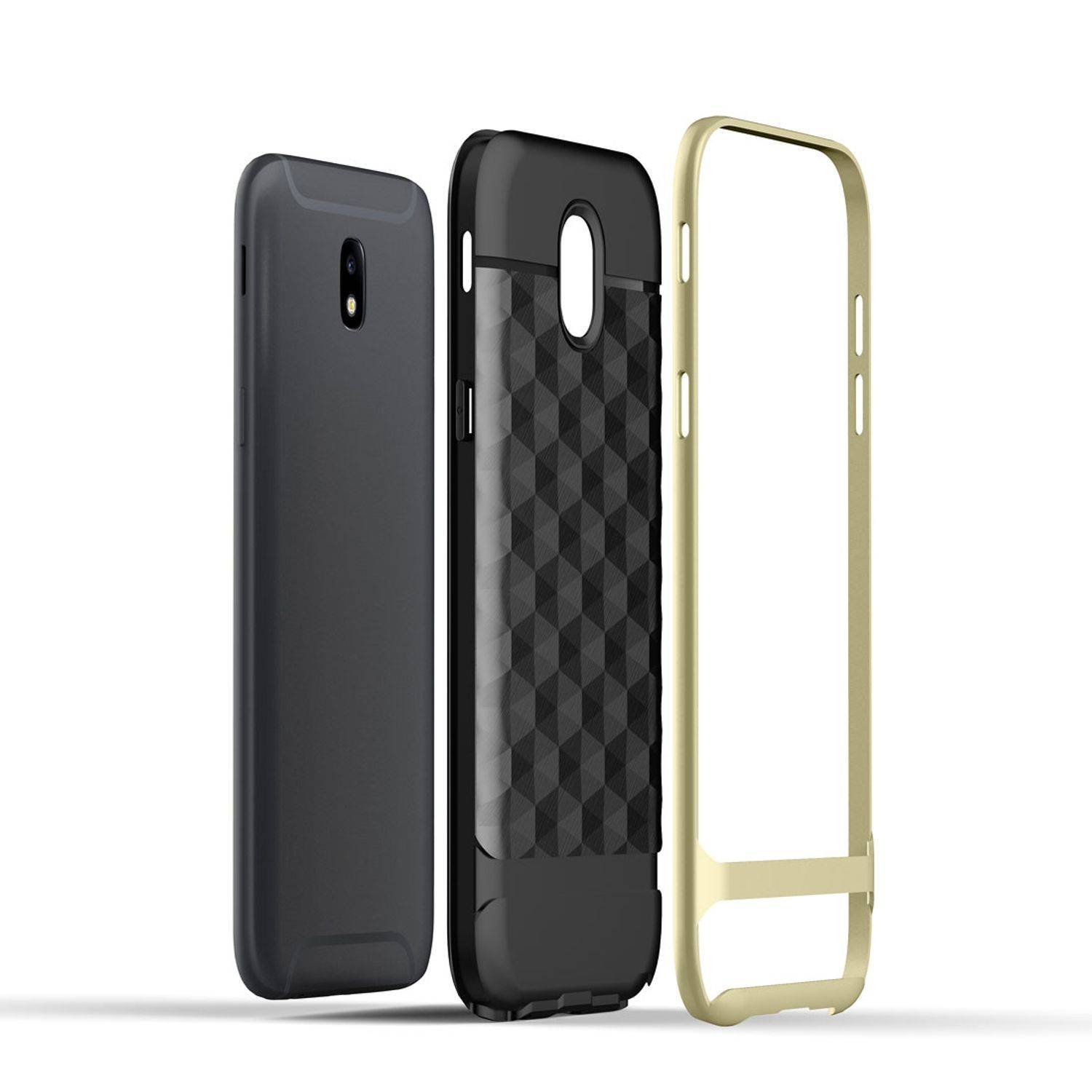 Samsung Galaxy J3 (2017) Handyhülle Backcover Silber