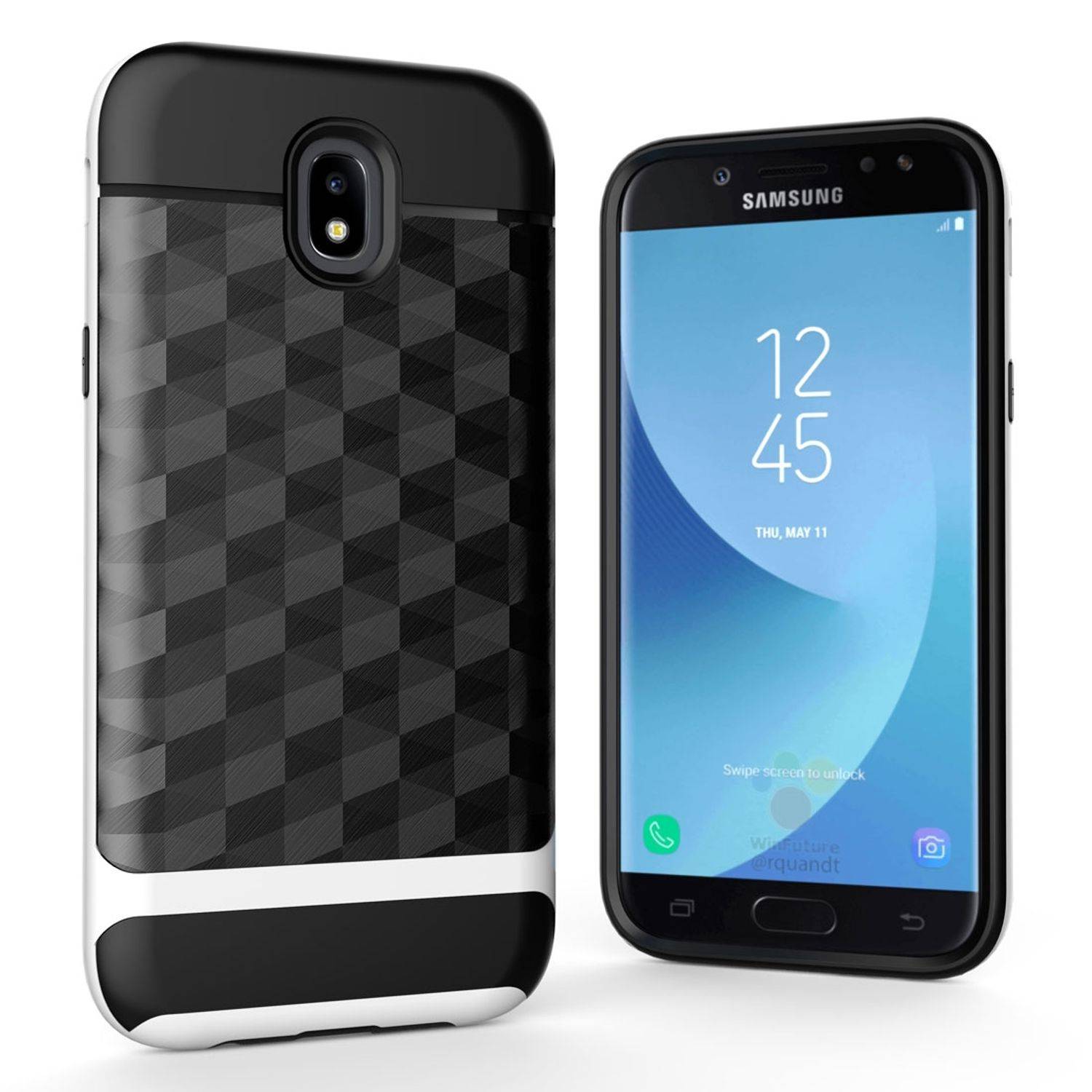 Samsung Galaxy J3 (2017) Handyhülle Backcover Weiß