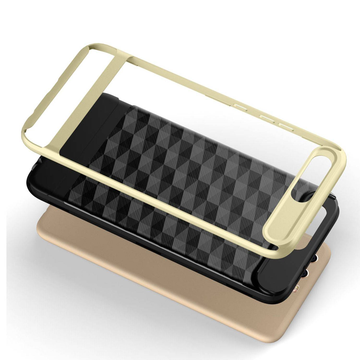 Huawei P10 Handyhülle Backcover Grau