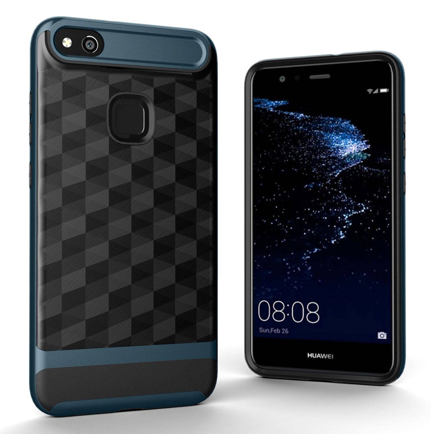 Huawei P10 Lite Handyhülle Backcover Blau
