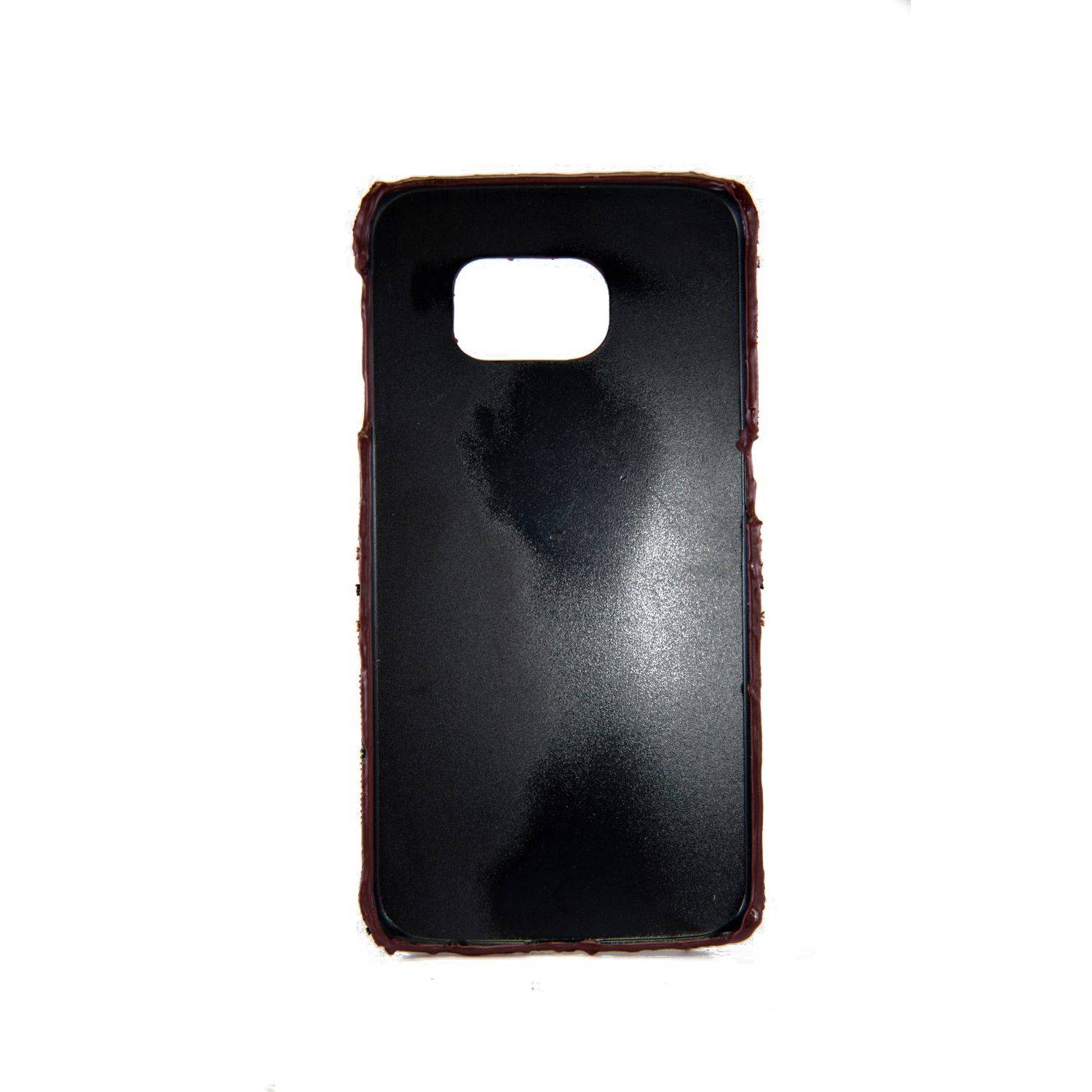 Samsung Galaxy S6 Edge Handyhülle Backcover Braun