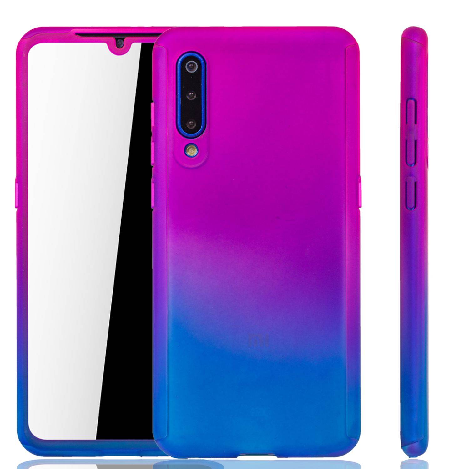 Xiaomi Mi 9 Handyhülle 360 Grad Schutz Full Cover Mehrfarbig