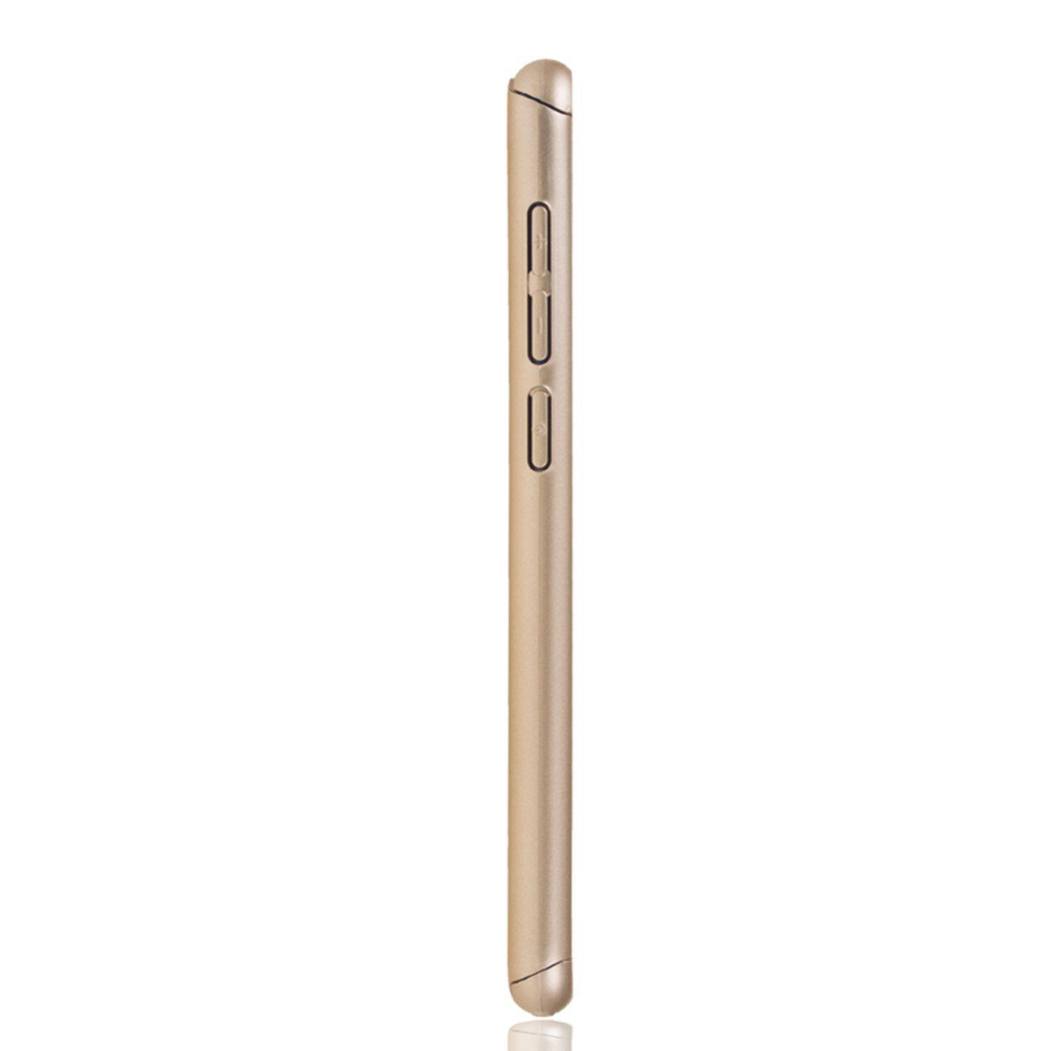 Xiaomi Mi 9 SE Handyhülle 360 Grad Schutz Full Cover Gold