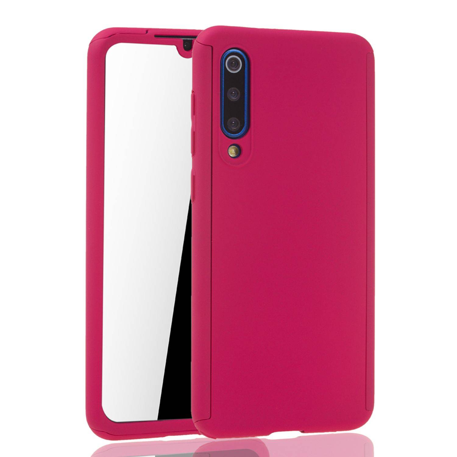 Xiaomi Mi 9 SE Handyhülle 360 Grad Schutz Full Cover Rosa