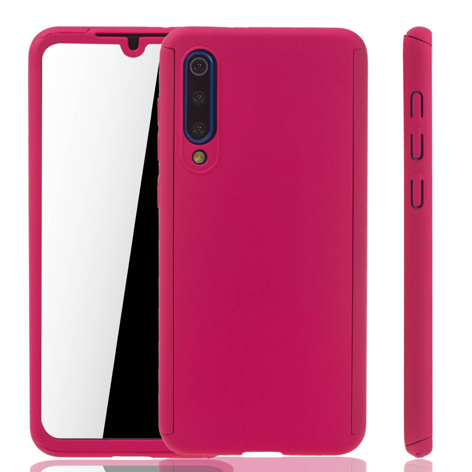 Xiaomi Mi 9 SE Handyhülle 360 Grad Schutz Full Cover Rosa