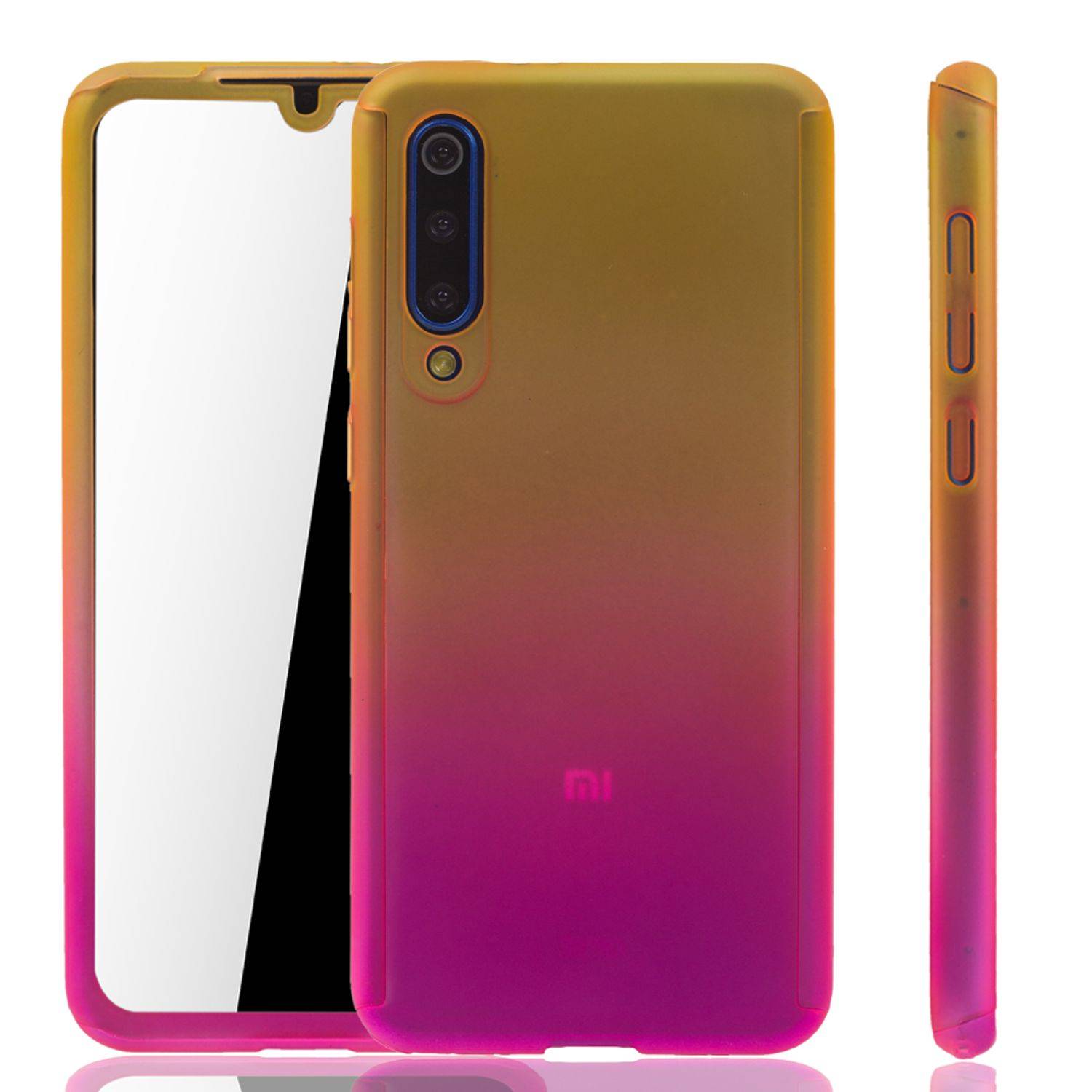 Xiaomi Mi 9 SE Handyhülle 360 Grad Schutz Full Cover Mehrfarbig