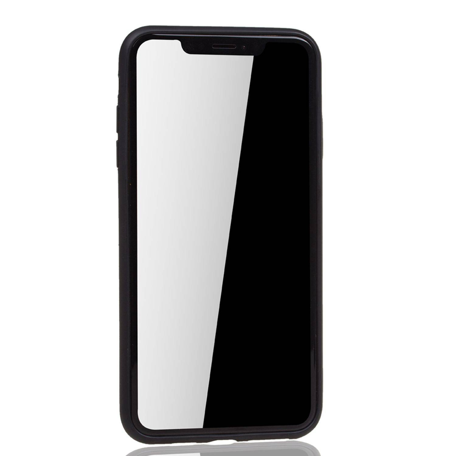 Apple iPhone XR Handyhülle Backcover Schwarz