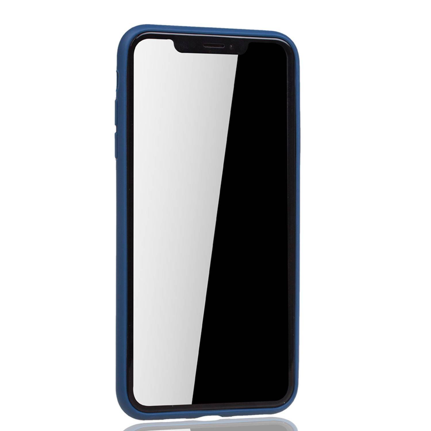 Apple iPhone XR Handyhülle Backcover Blau