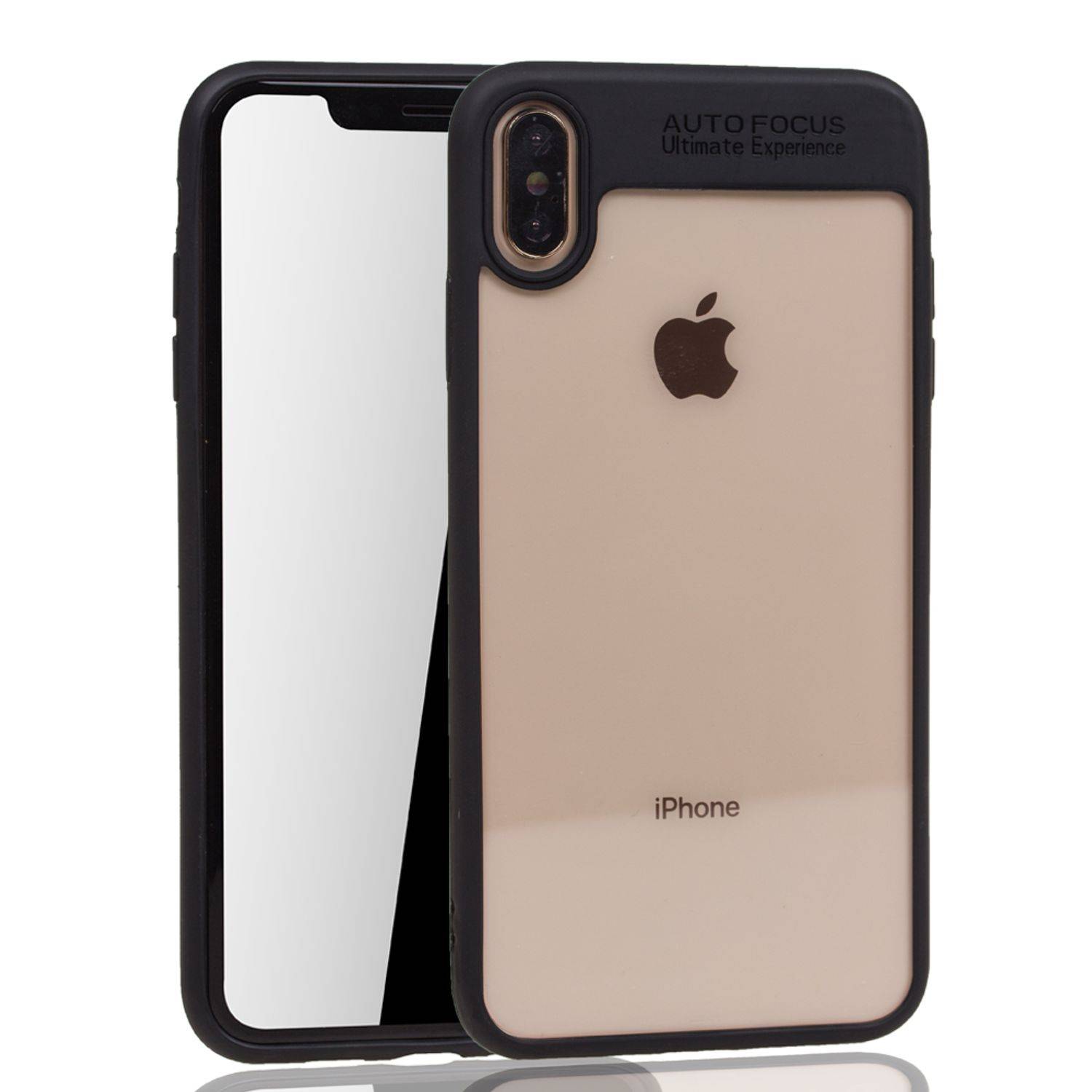 Apple iPhone XS Max Handyhülle Backcover Schwarz