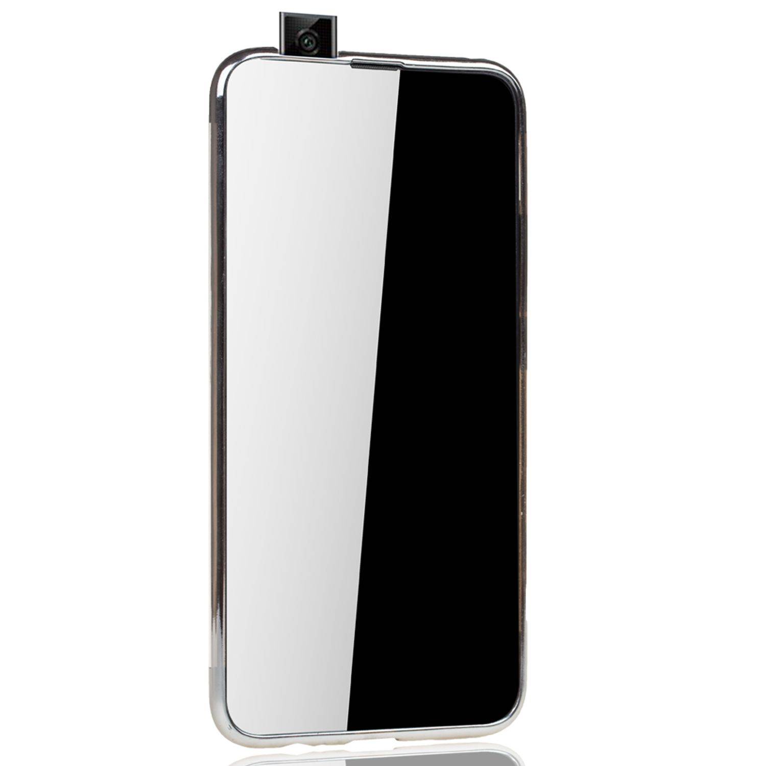 Huawei Y9 (2019) Handyhülle Bumper Backcover Silber
