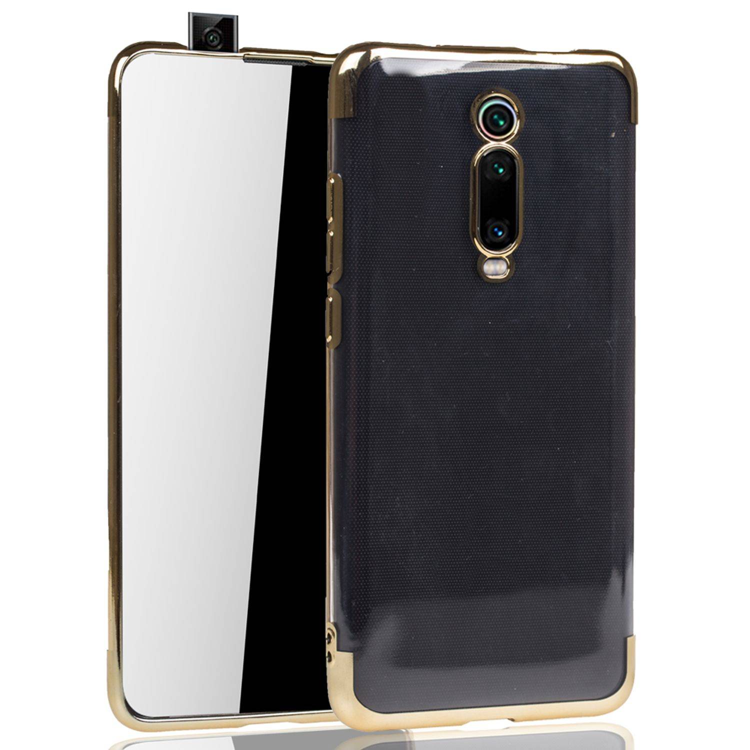 Xiaomi Mi 9T Handyhülle Bumper Backcover Gold