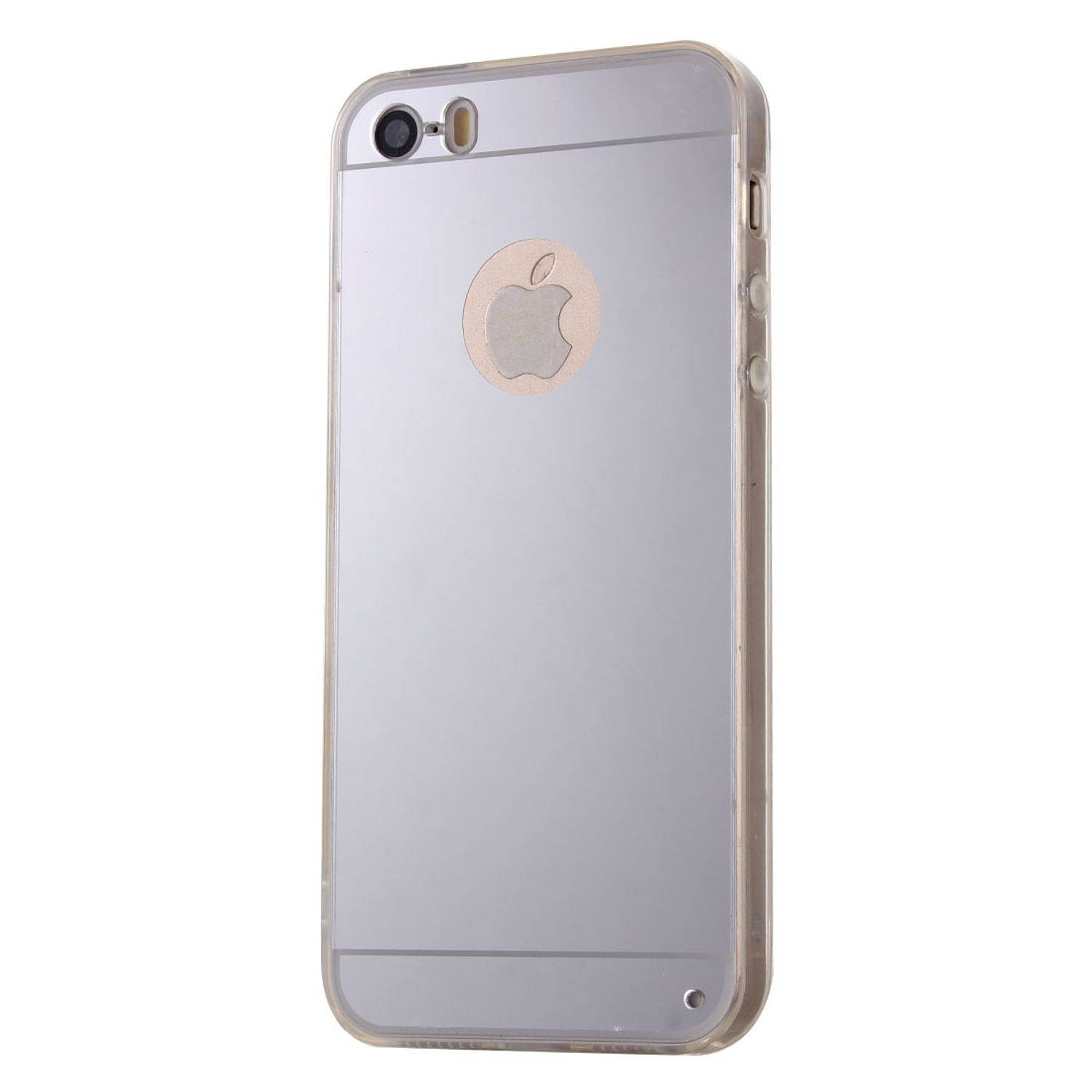 Apple iPhone 5 / 5s / SE Handyhülle Backcover Silber