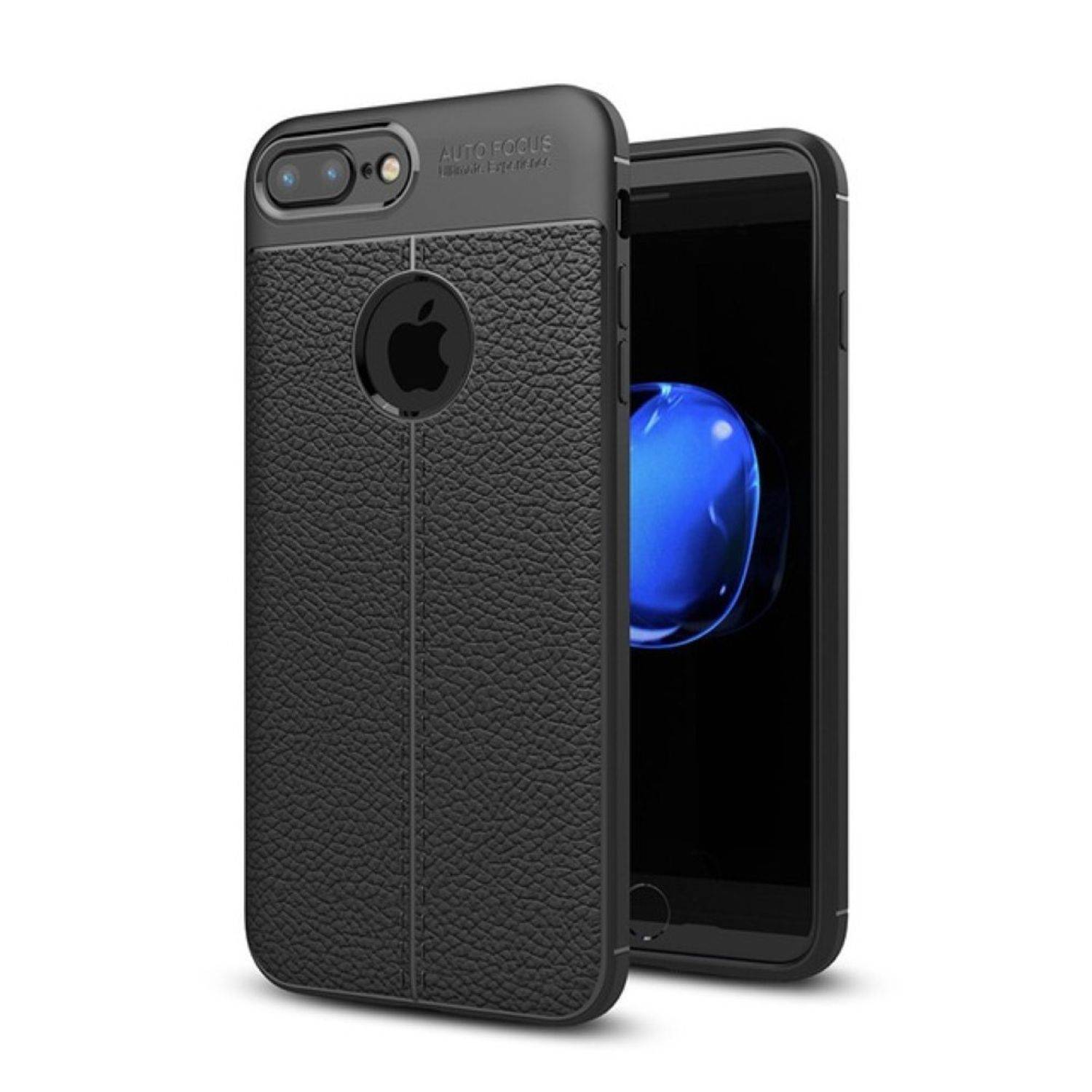 Apple iPhone 7 Plus / 8 Plus Handyhülle Backcover Schwarz