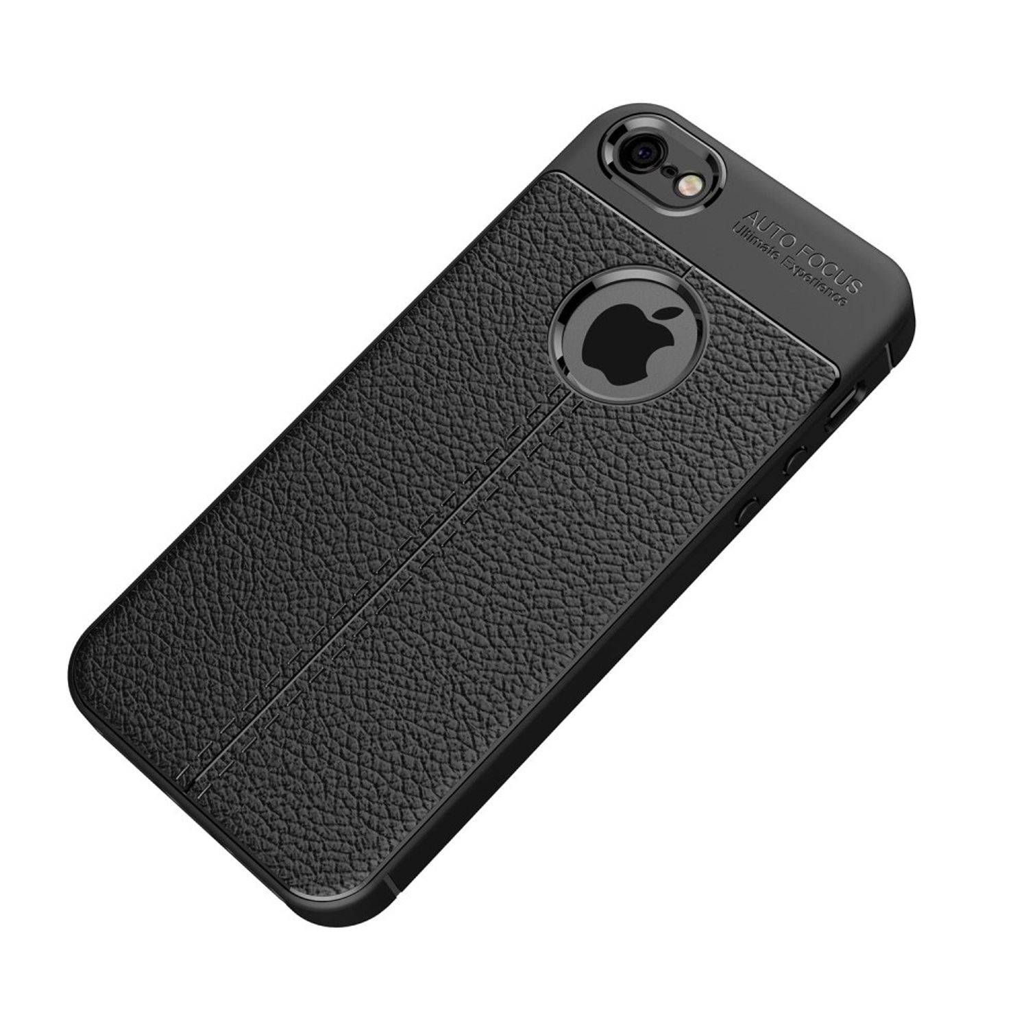 Apple iPhone 7 Plus / 8 Plus Handyhülle Backcover Schwarz