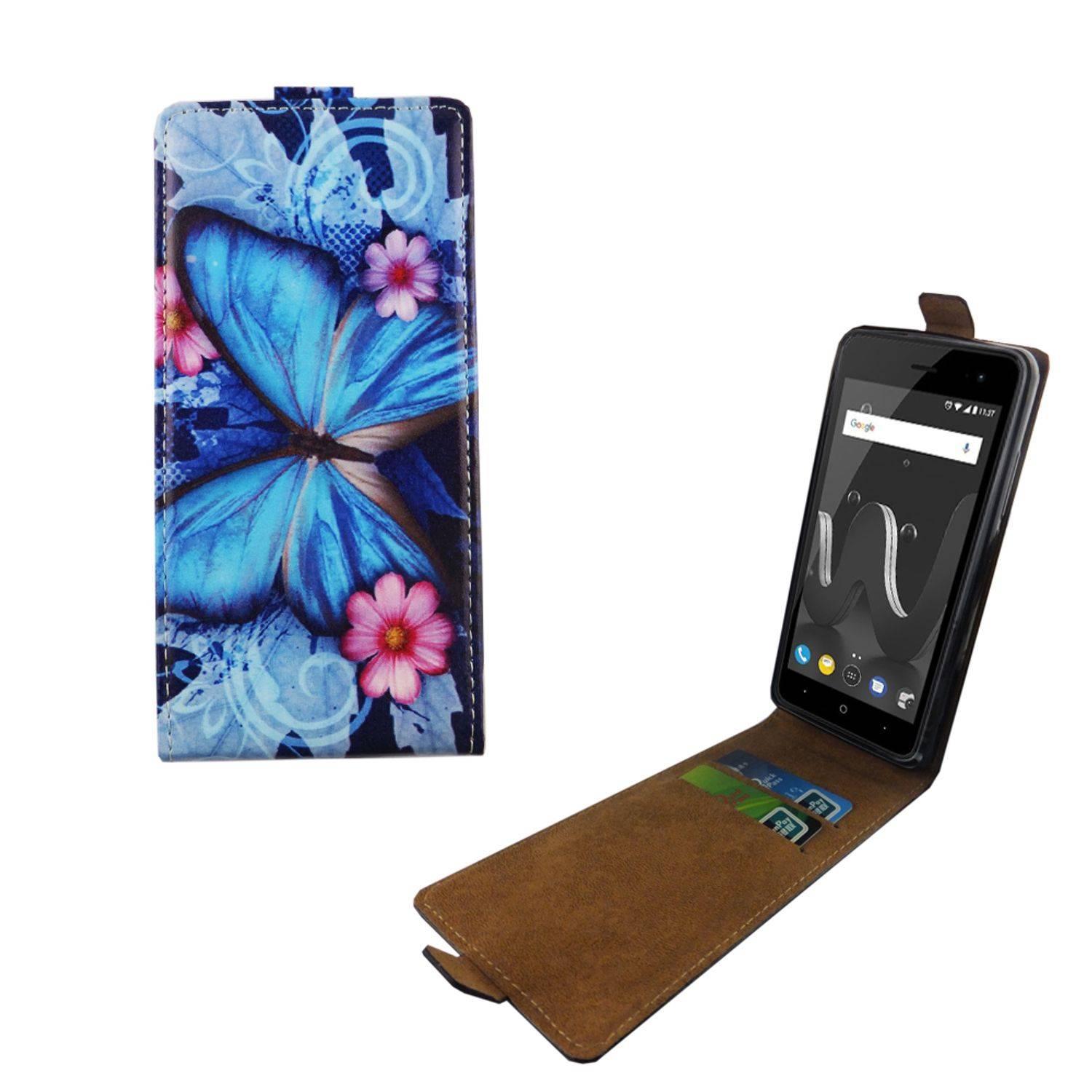 Wiko Jerry 2 Handyhülle Backcover Blau