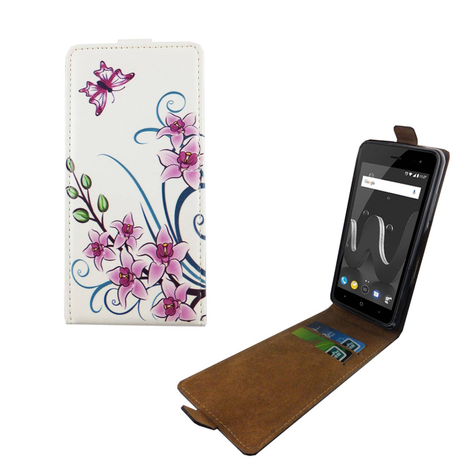 Wiko Jerry 2 Handyhülle Backcover Weiß