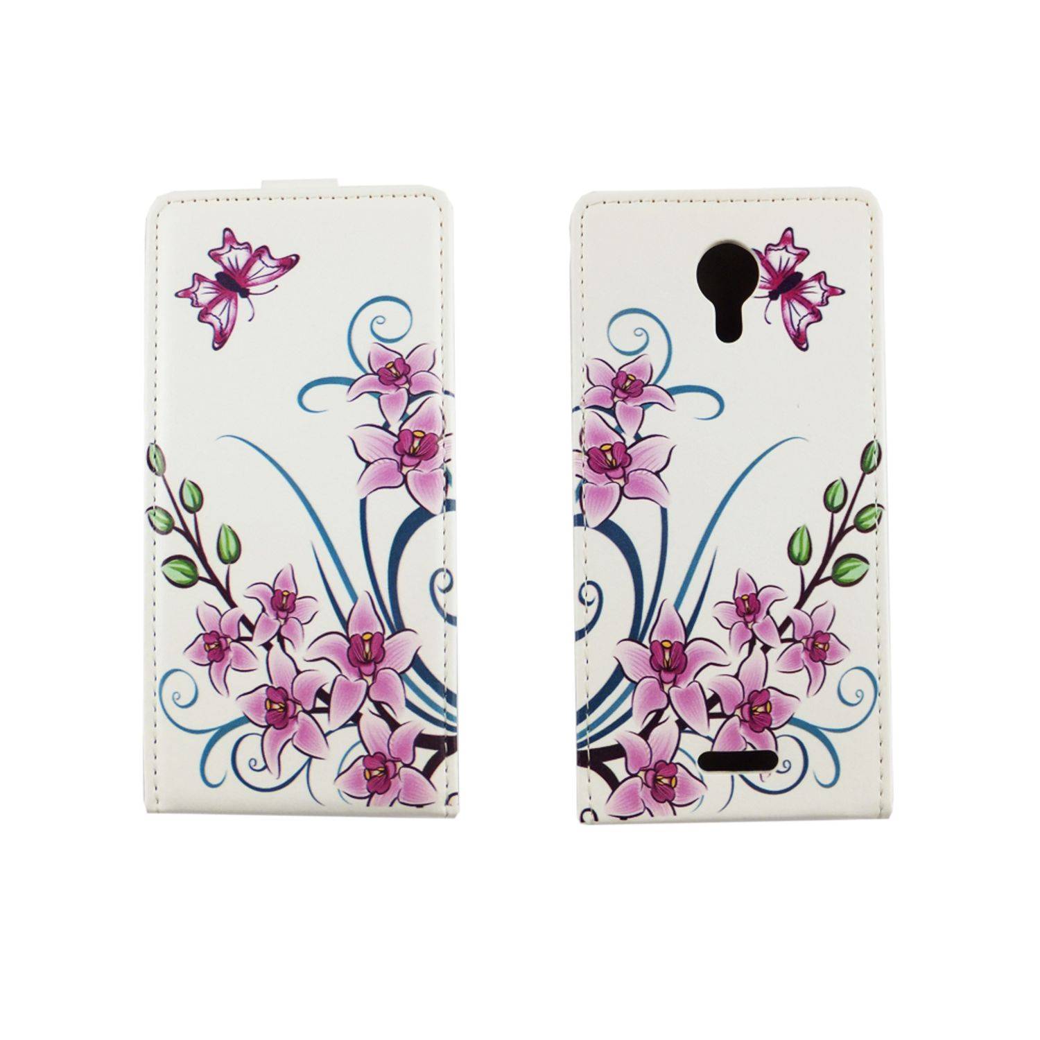 Wiko Jerry 2 Handyhülle Backcover Weiß