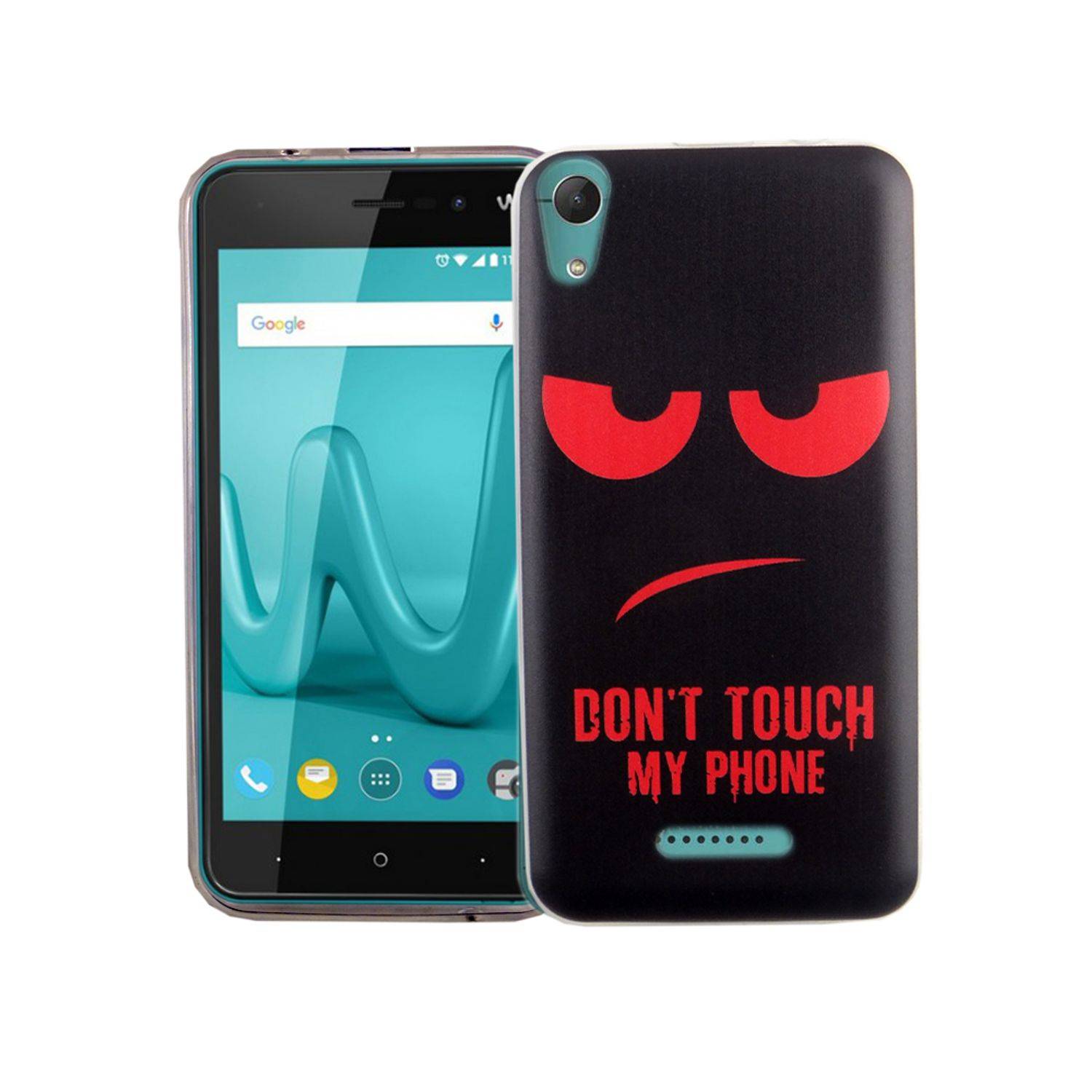 Wiko Lenny 4 Handyhülle Bumper Backcover Rot
