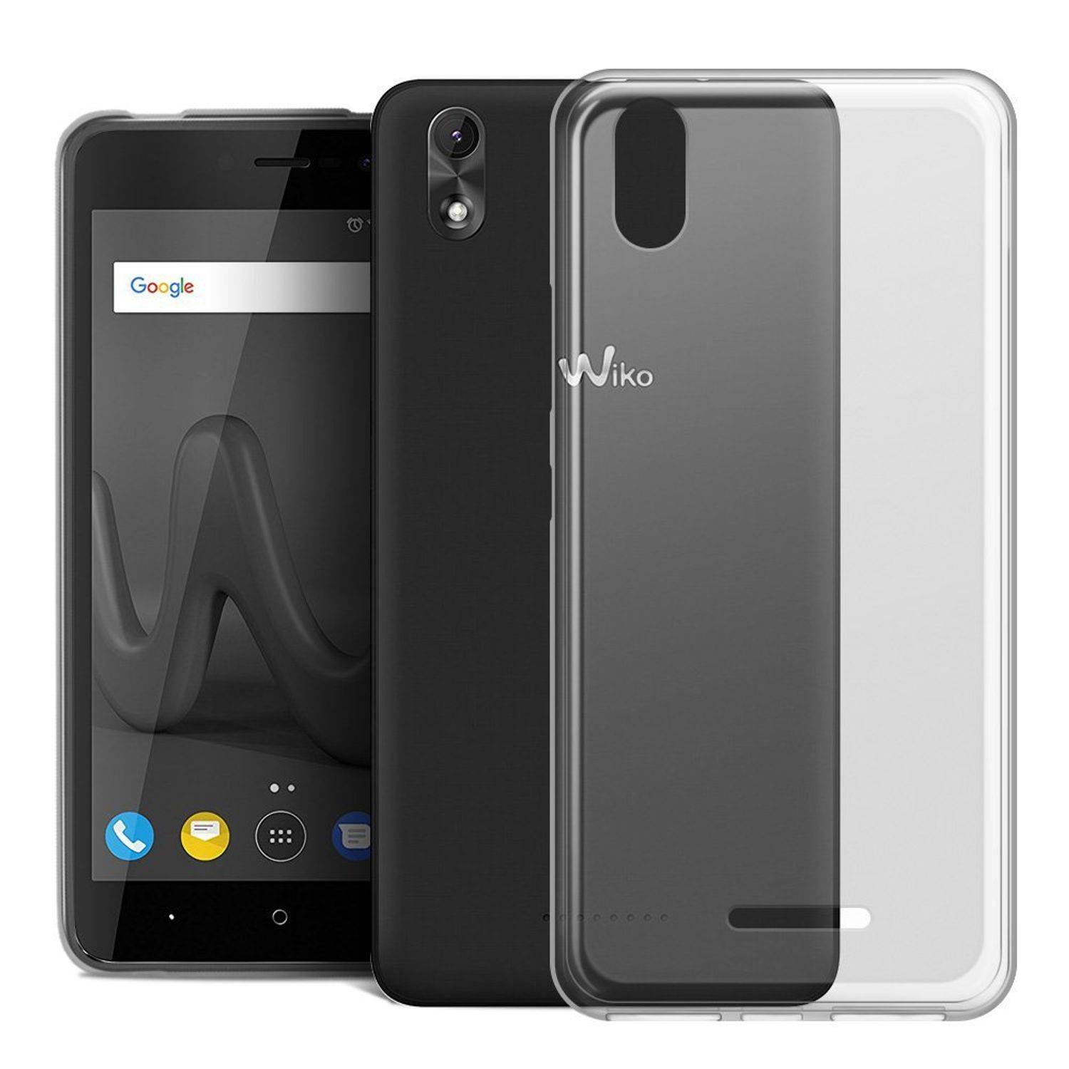 Wiko Lenny 4 Handyhülle Bumper Backcover Transparent
