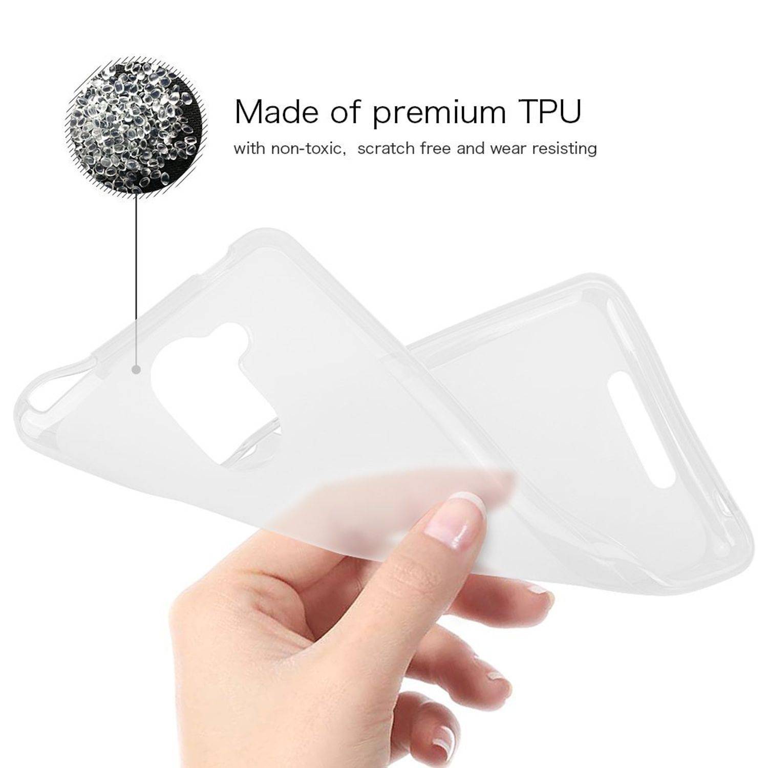 Wiko Lenny 4 Handyhülle Bumper Backcover Transparent