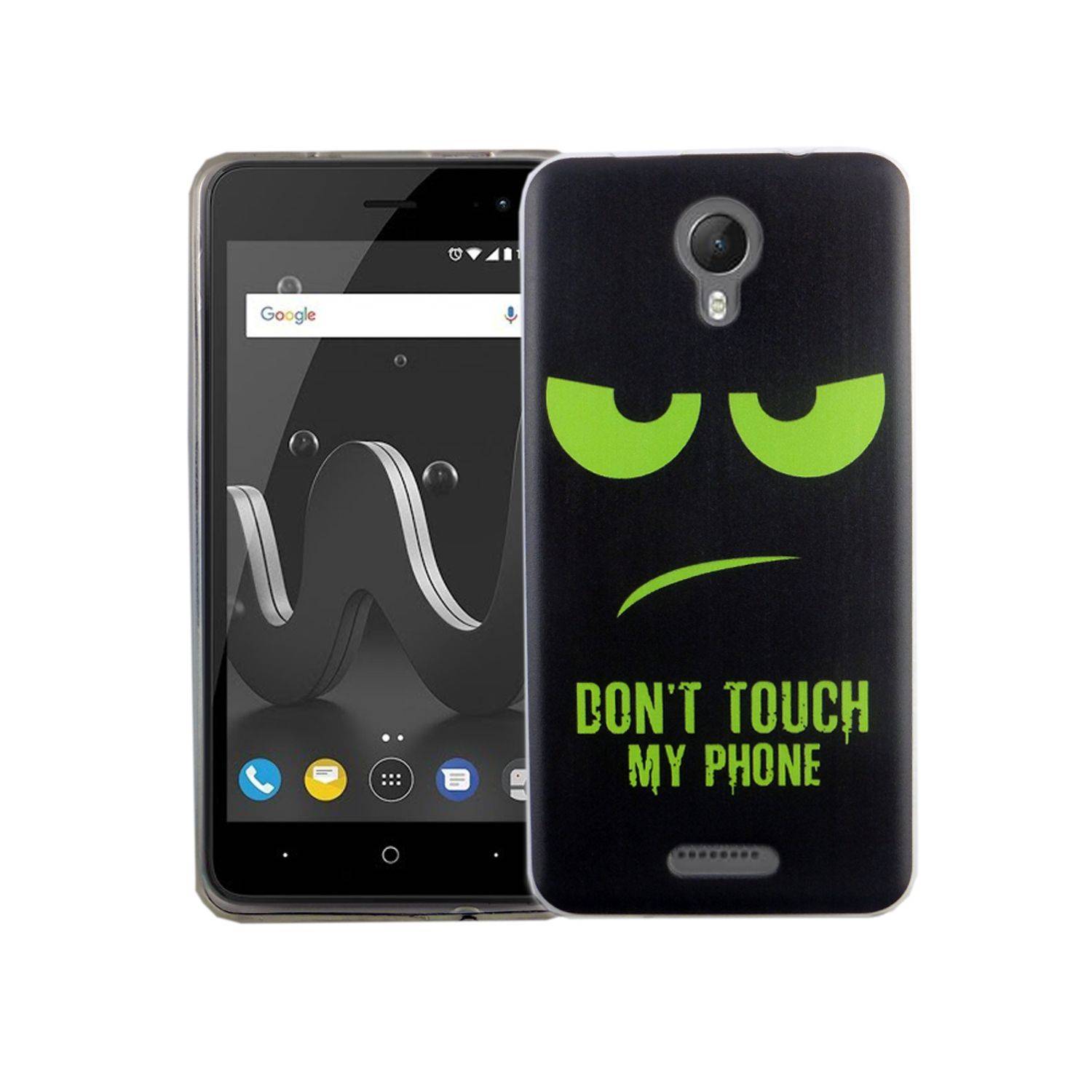 Wiko Jerry 2 Handyhülle Bumper Backcover Grün