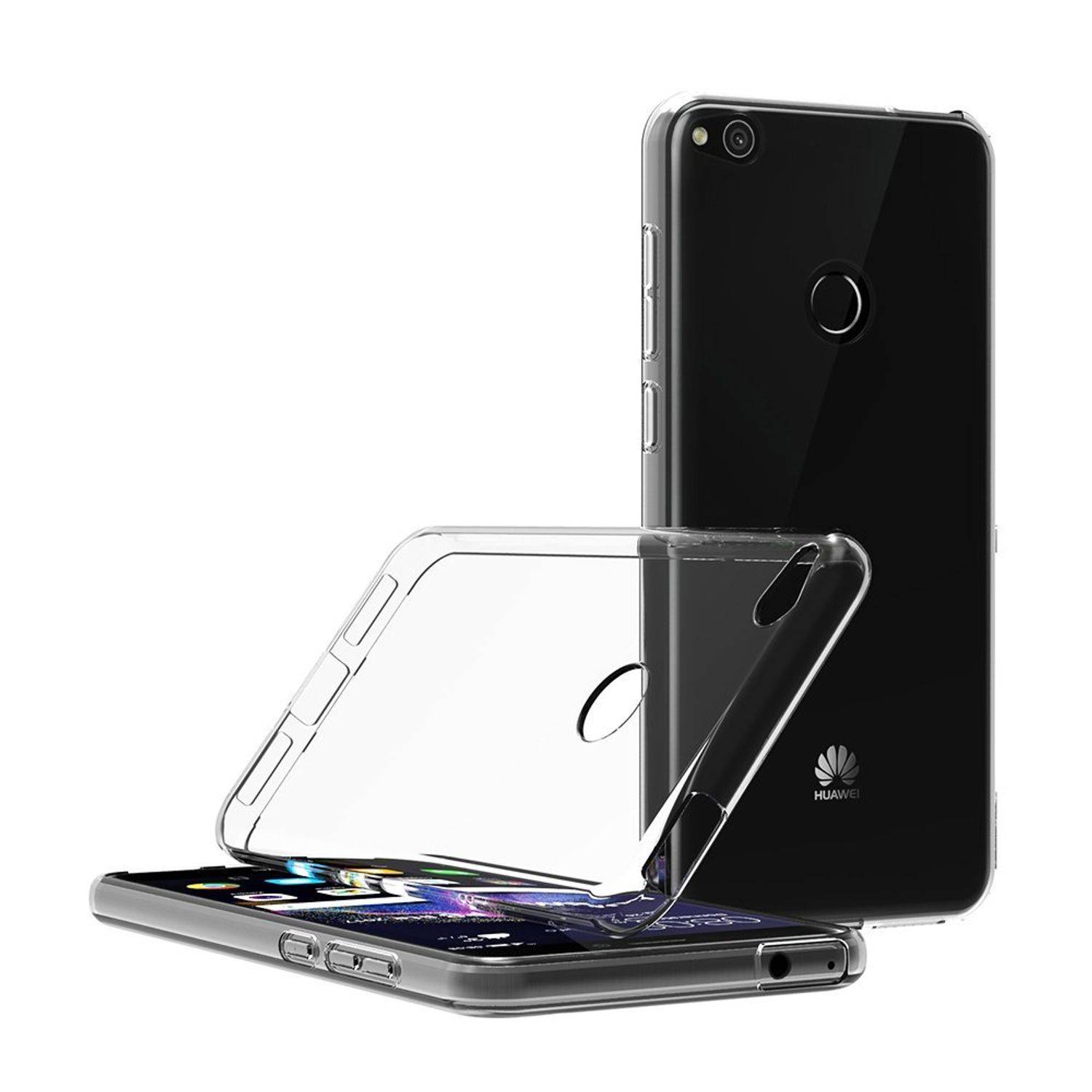 Huawei P8 Lite 2017 Handyhülle Ultra Dünn Bumper Backcover Transparent
