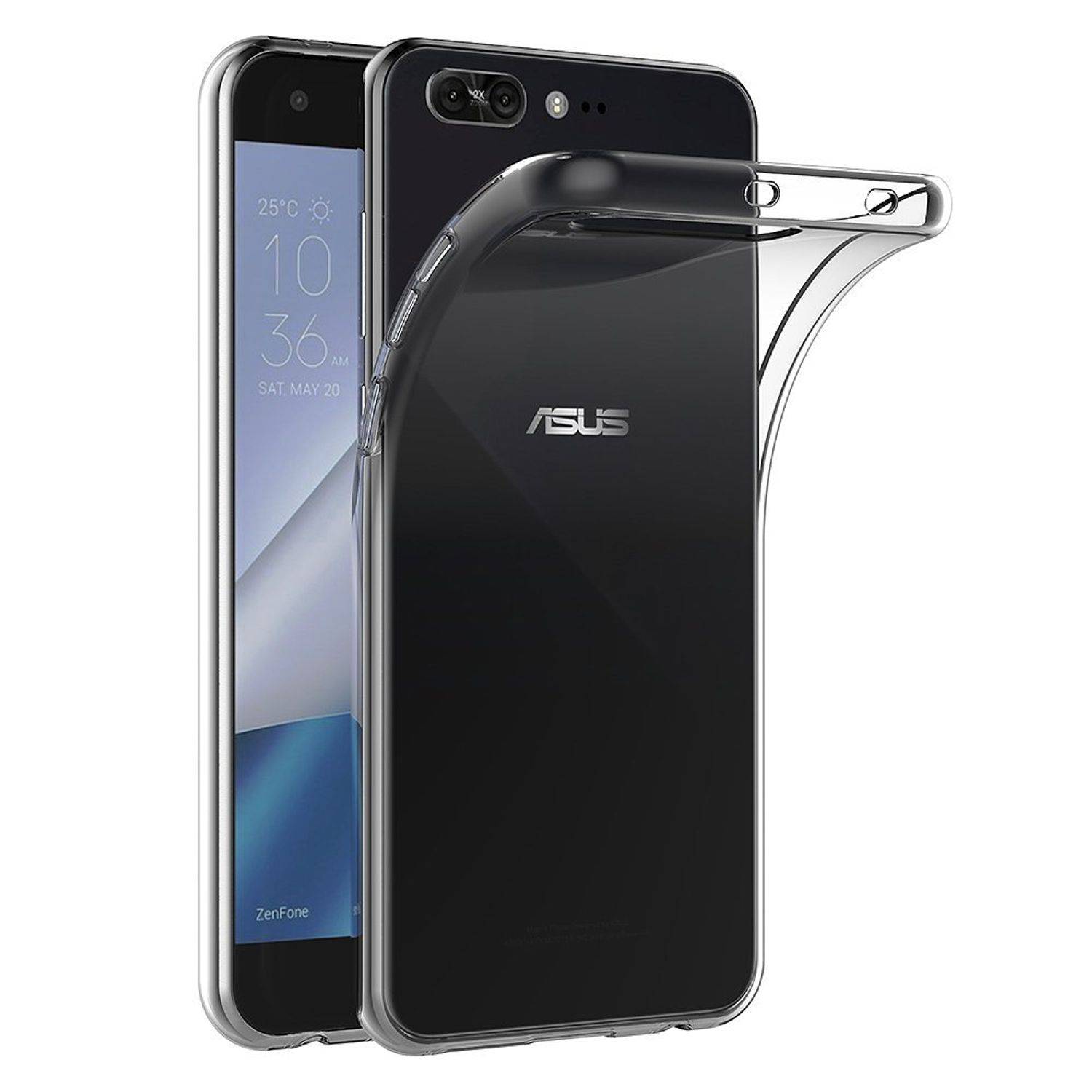 ASUS Zenfone 4 Pro ZS551KL Handyhülle Ultra Dünn Bumper Backcover Transparent