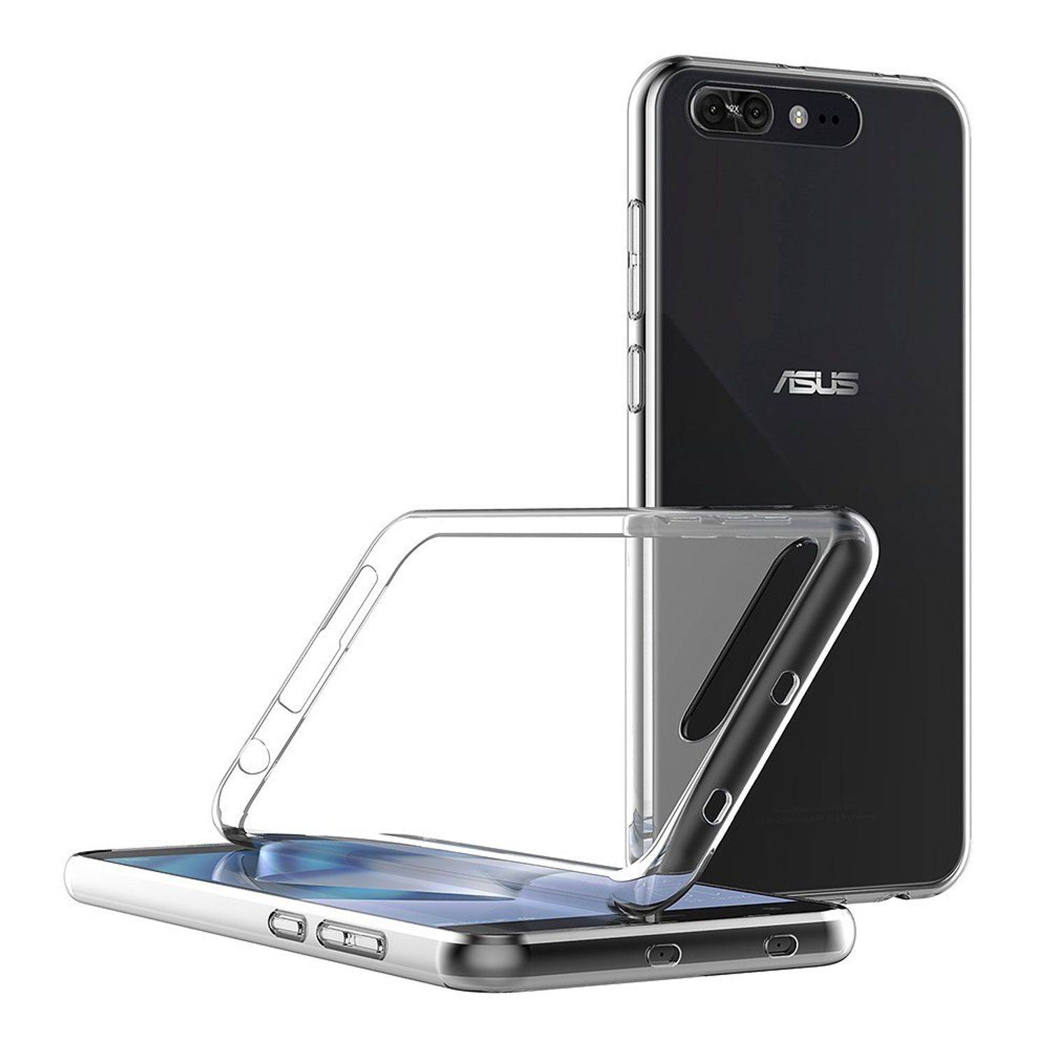 ASUS Zenfone 4 Pro ZS551KL Handyhülle Ultra Dünn Bumper Backcover Transparent