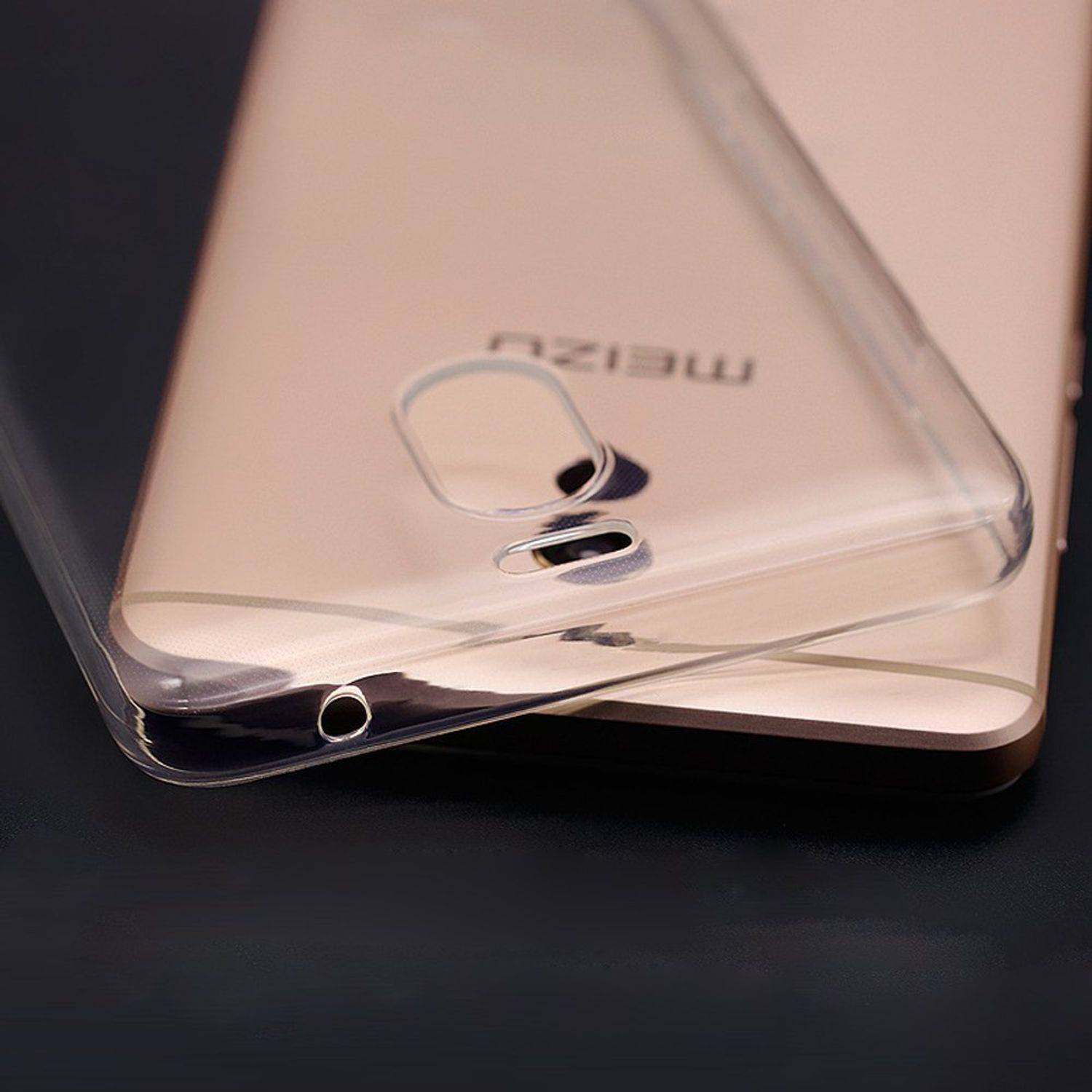 Meizu M6 Note Handyhülle Ultra Dünn Bumper Backcover Transparent