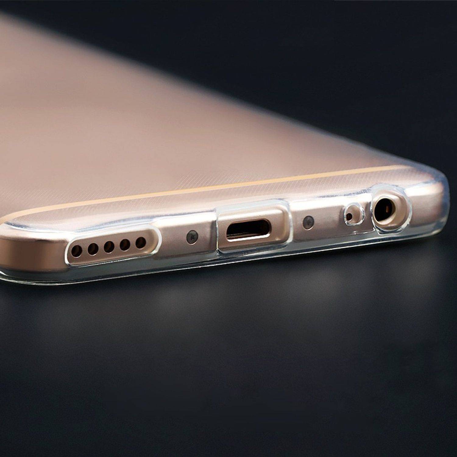 Meizu M6 Note Handyhülle Ultra Dünn Bumper Backcover Transparent