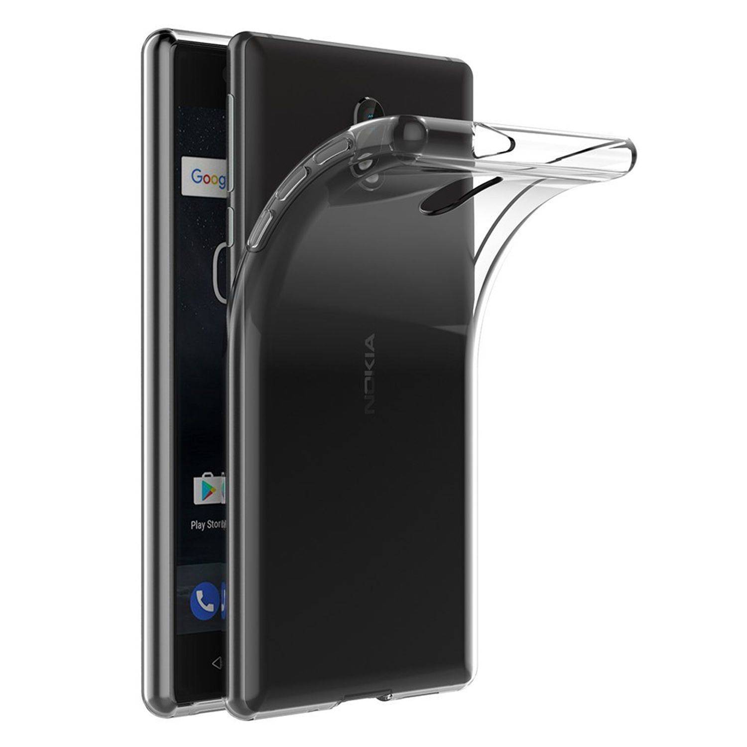 Nokia 3 Handyhülle Ultra Dünn Bumper Backcover Transparent