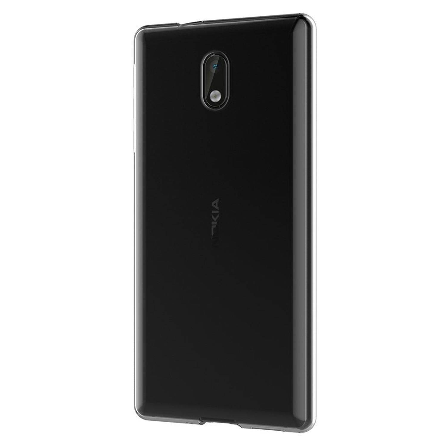 Nokia 3 Handyhülle Ultra Dünn Bumper Backcover Transparent