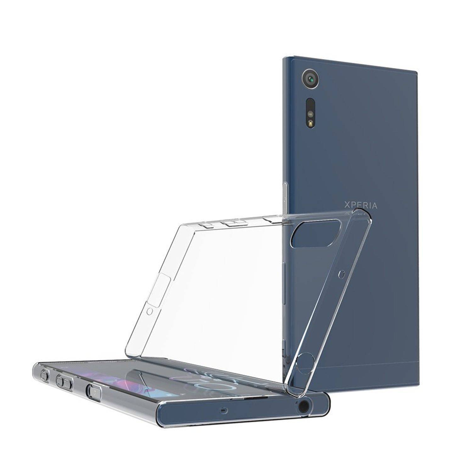 Sony Xperia XZs Handyhülle Ultra Dünn Bumper Backcover Transparent