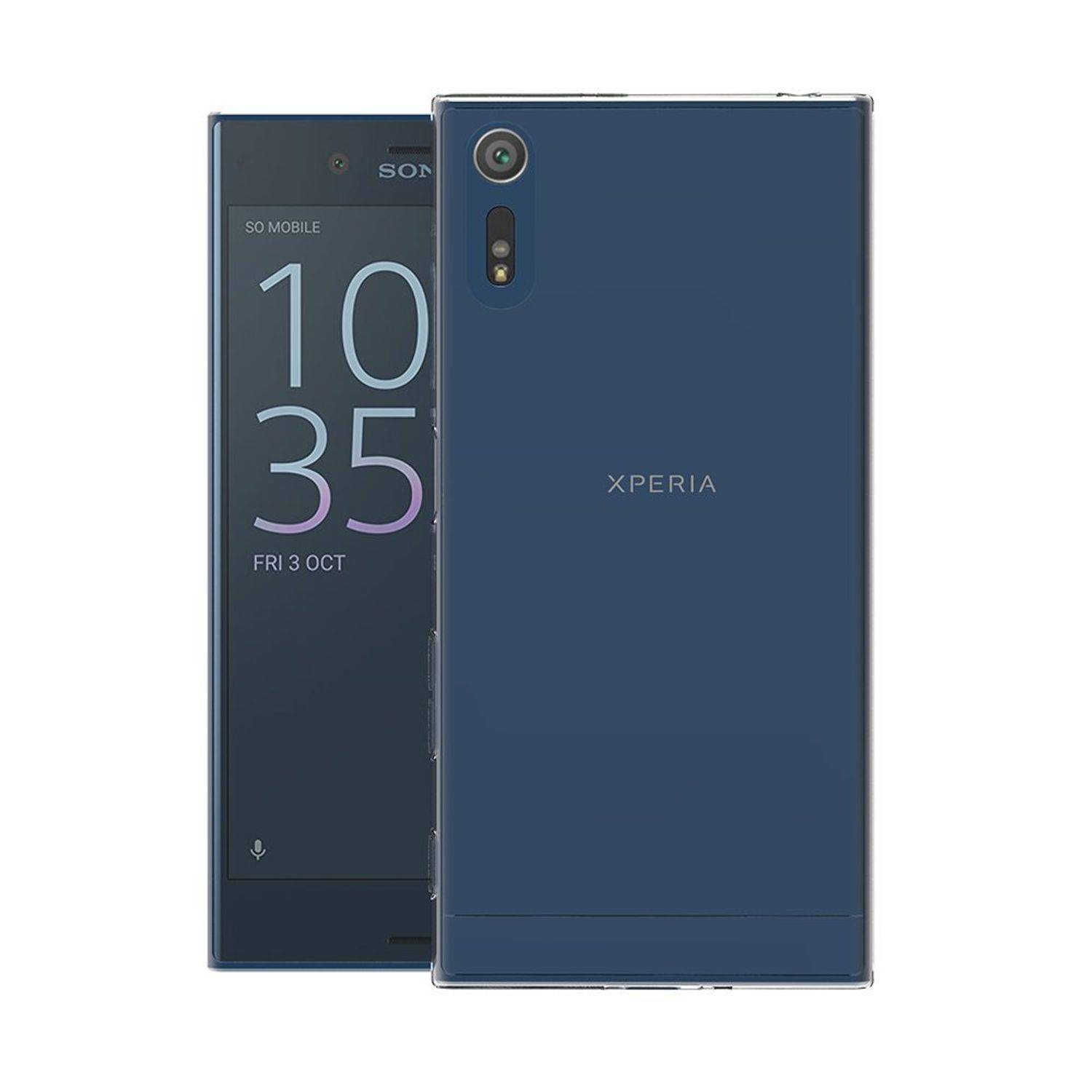 Sony Xperia XZs Handyhülle Ultra Dünn Bumper Backcover Transparent