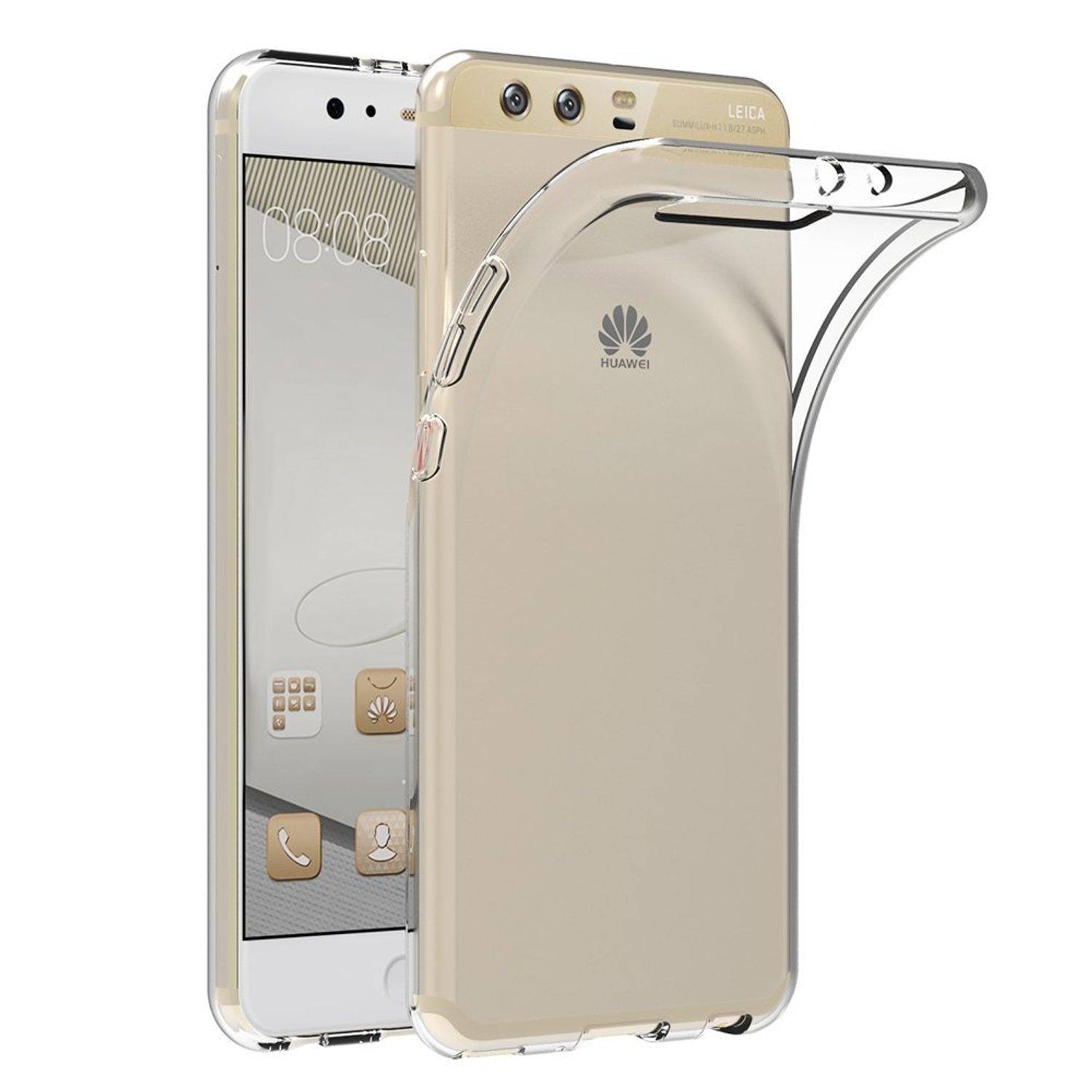 Huawei P10 Plus Handyhülle Ultra Dünn Bumper Backcover Transparent