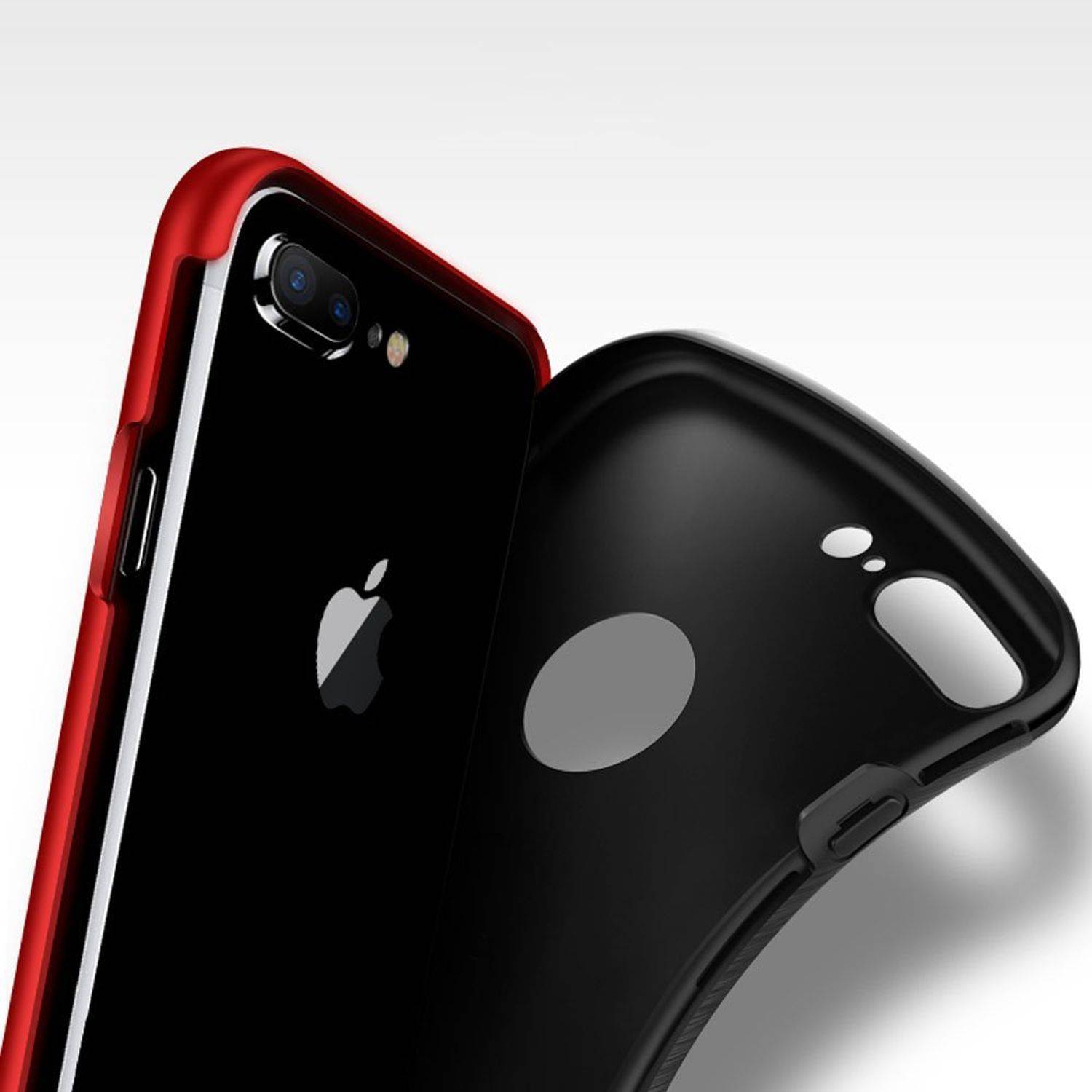 Apple iPhone 6 / 6s Handyhülle Backcover Silber