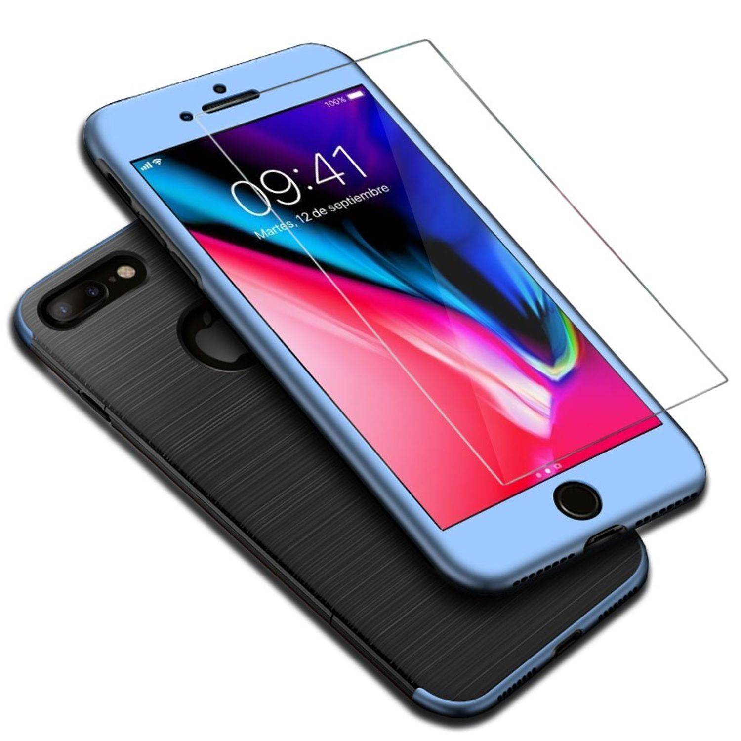 Apple iPhone 7 Plus / 8 Plus Handyhülle Backcover Blau