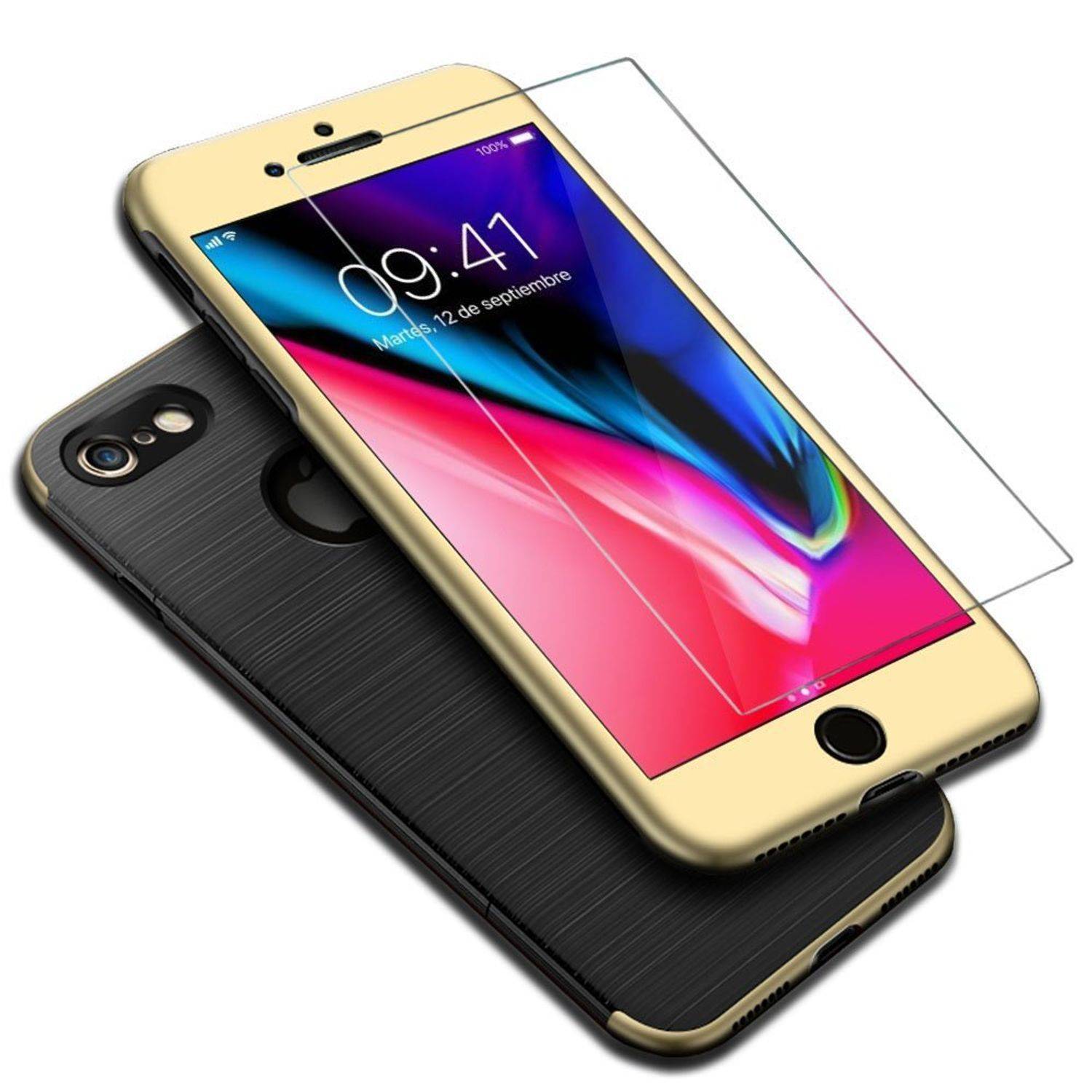 Apple iPhone 8 Handyhülle Backcover Gold