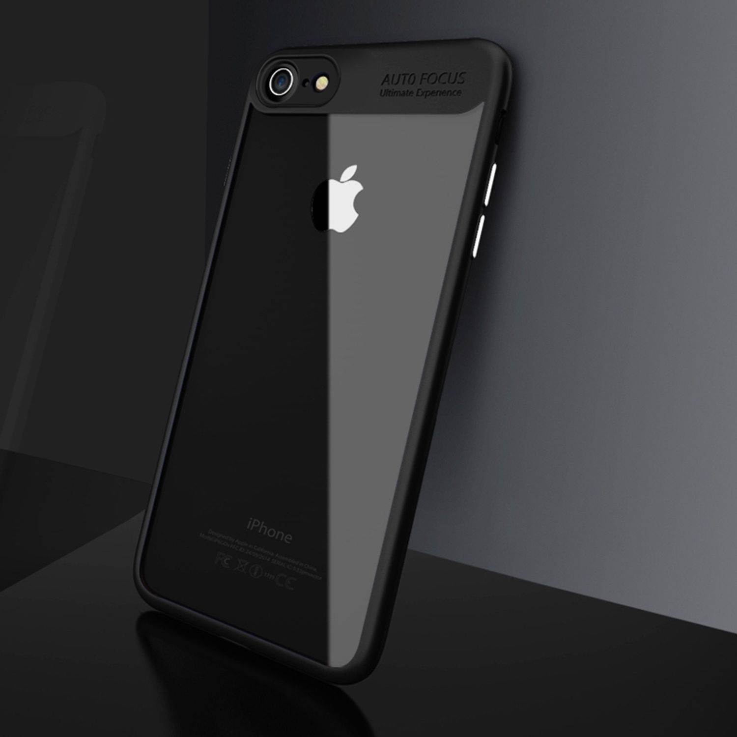 Apple iPhone 6 / 6s Handyhülle Backcover Schwarz