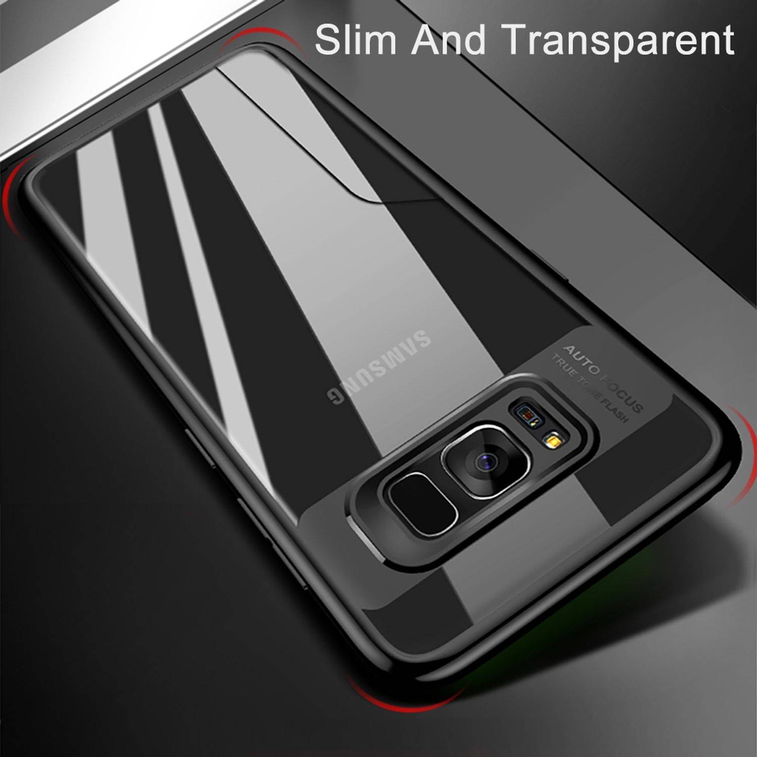 Samsung Galaxy A8 Plus (2018) Handyhülle Backcover Schwarz