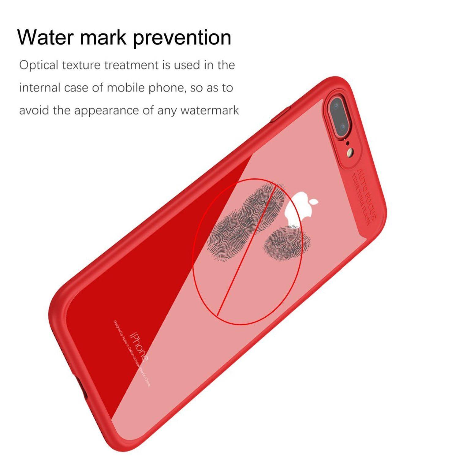 Apple iPhone X / iPhone XS Handyhülle Backcover Rot