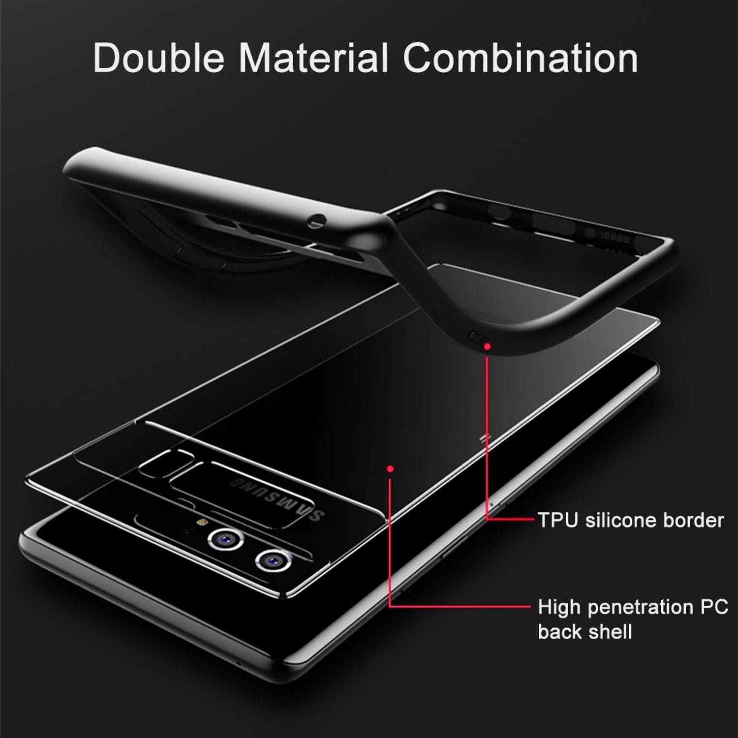 Samsung Galaxy A8 Plus (2018) Handyhülle Backcover Rosa