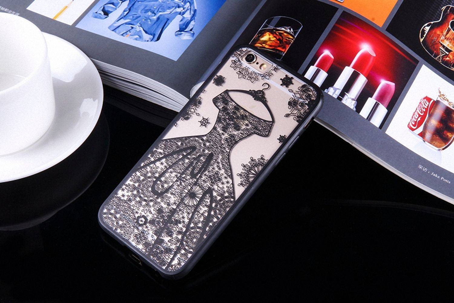 Huawei P9 Handyhülle Backcover Schwarz
