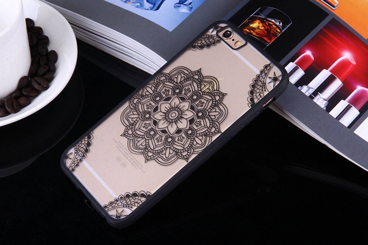 Huawei P9 Handyhülle Backcover Schwarz