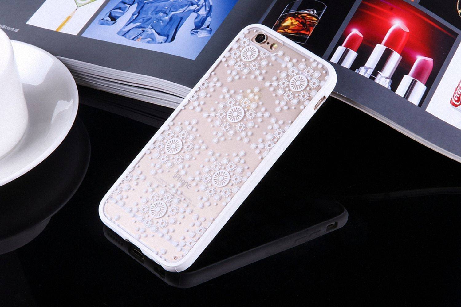 Huawei P9 Handyhülle Backcover Weiß