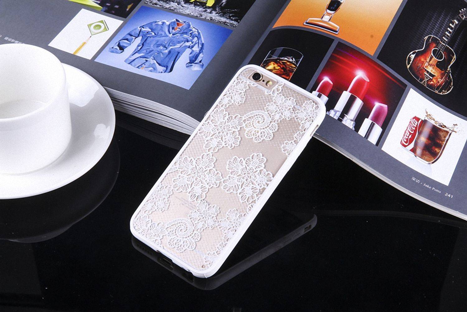 Huawei P9 Handyhülle Backcover Weiß