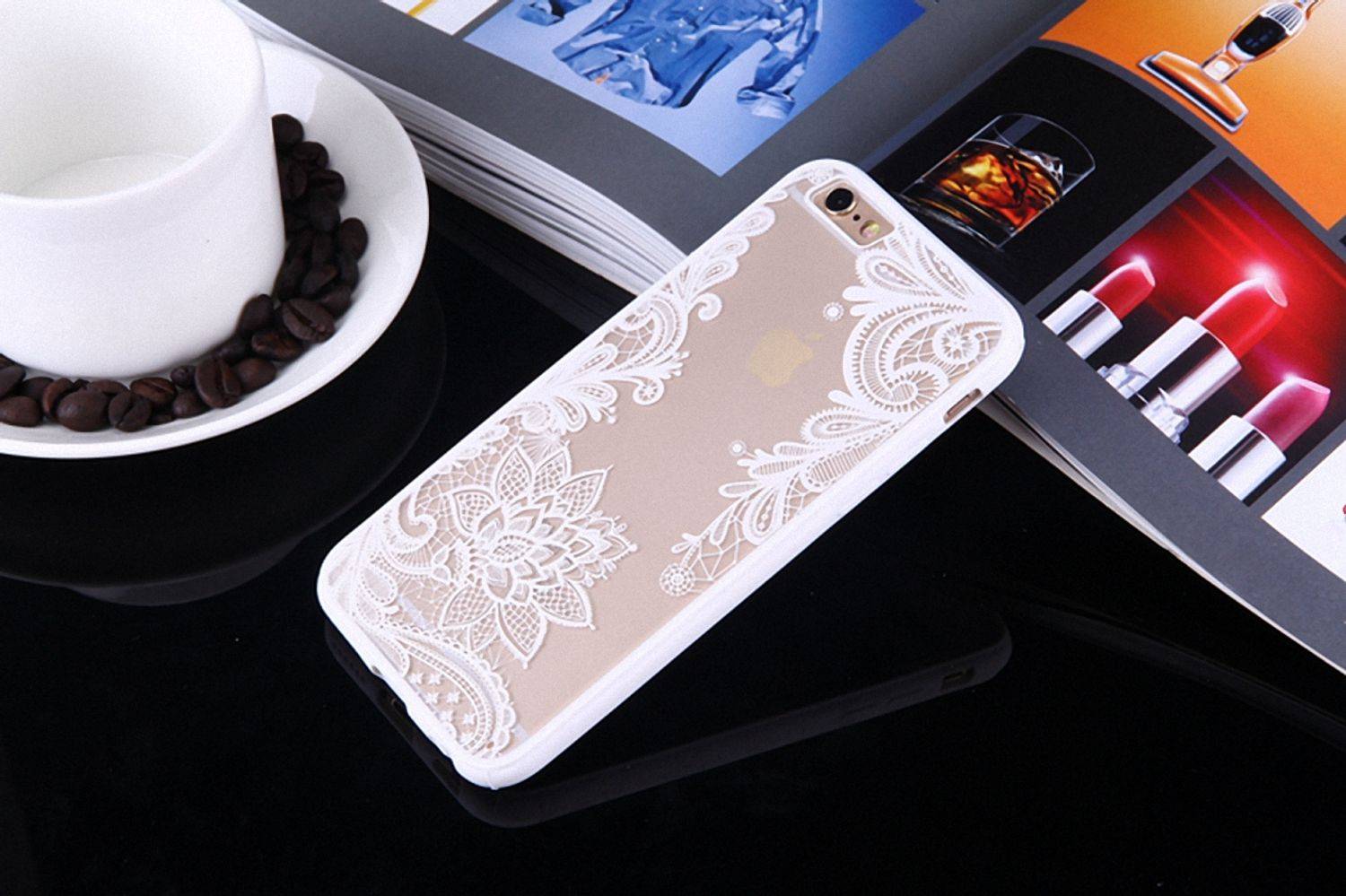 Huawei P9 Handyhülle Backcover Weiß