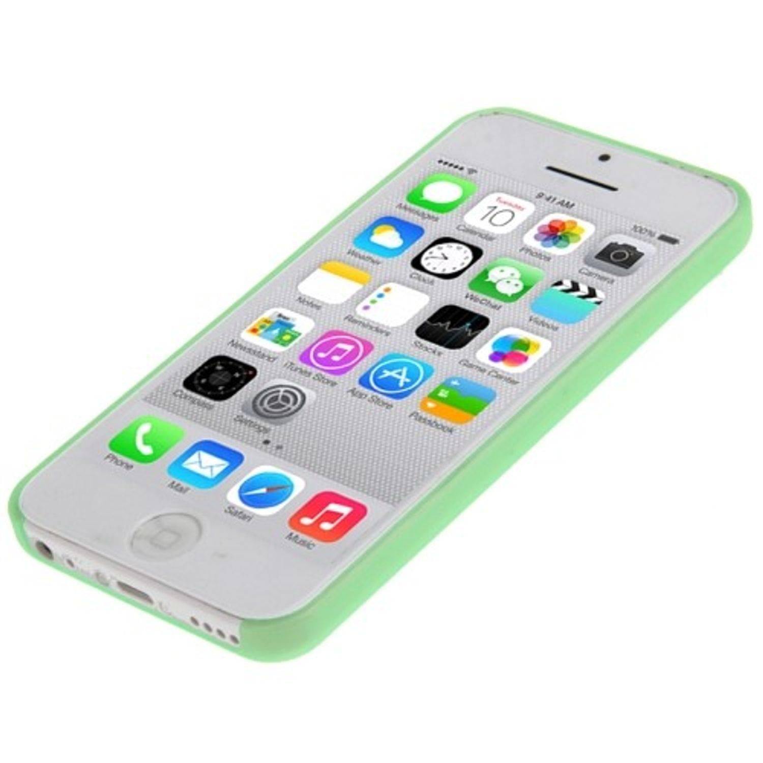 Apple iPhone 5c Handyhülle Backcover Grün