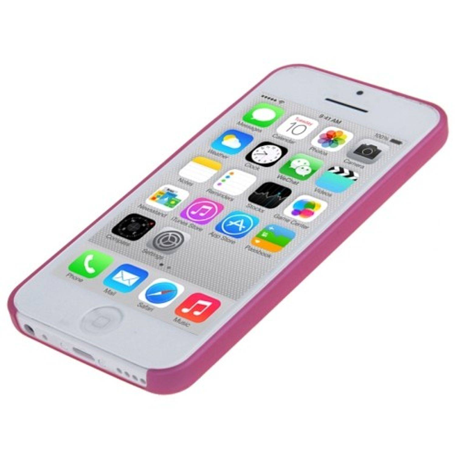 Apple iPhone 5c Handyhülle Backcover Rosa